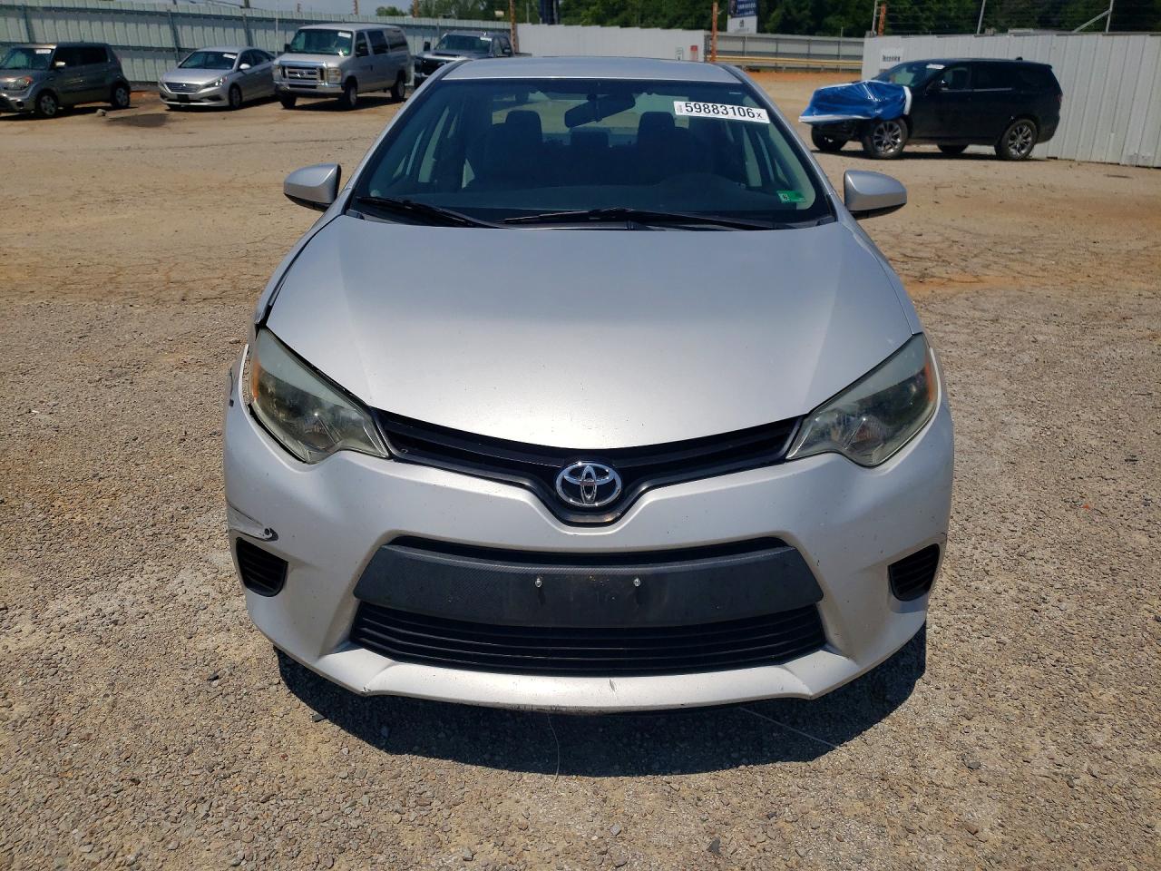 2014 Toyota Corolla Le Silver vin: 2T1BURHE1EC033376