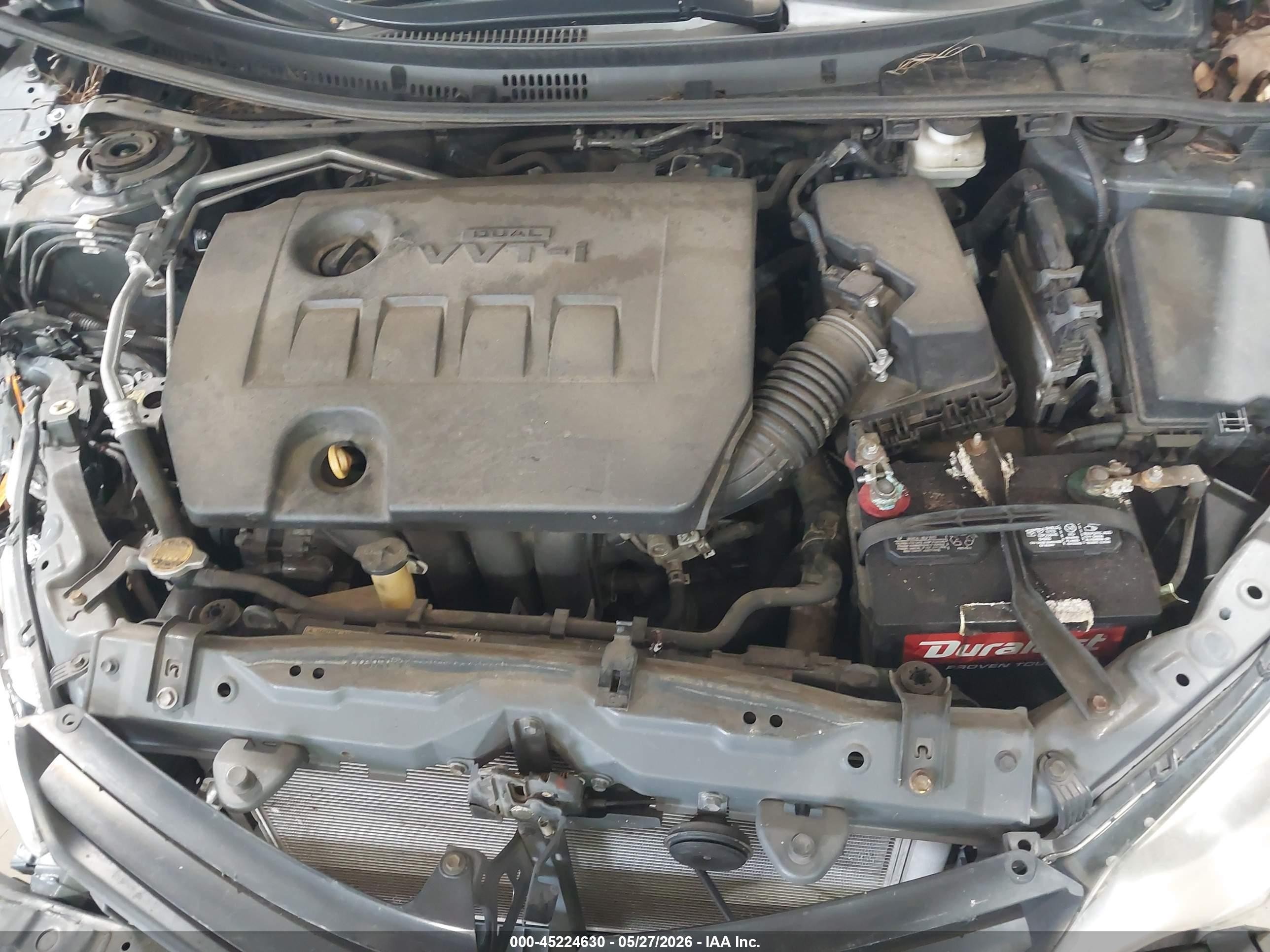 2014 Toyota Corolla Le Gray vin: 2T1BURHE1EC043390