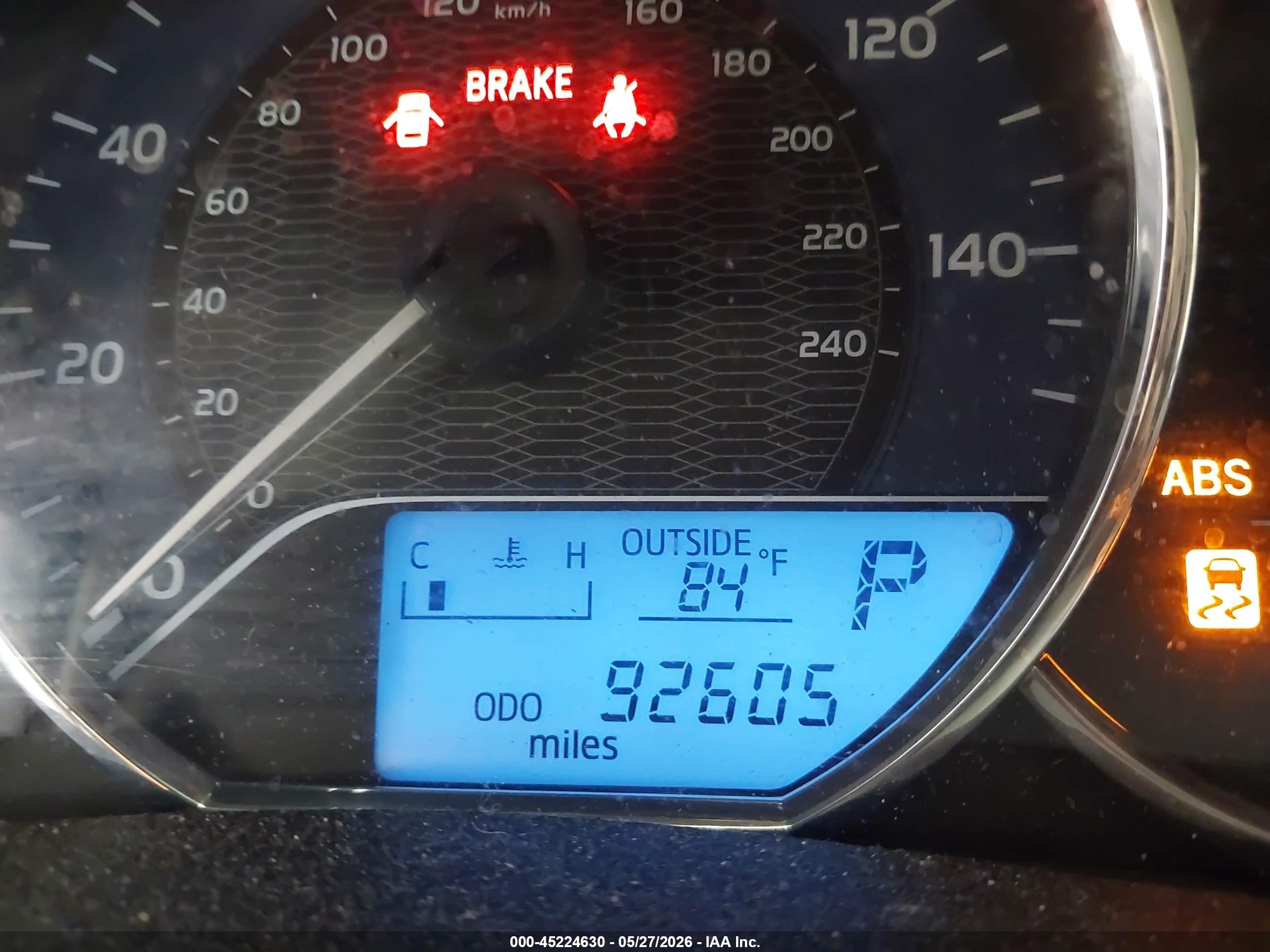 2014 Toyota Corolla Le Gray vin: 2T1BURHE1EC043390