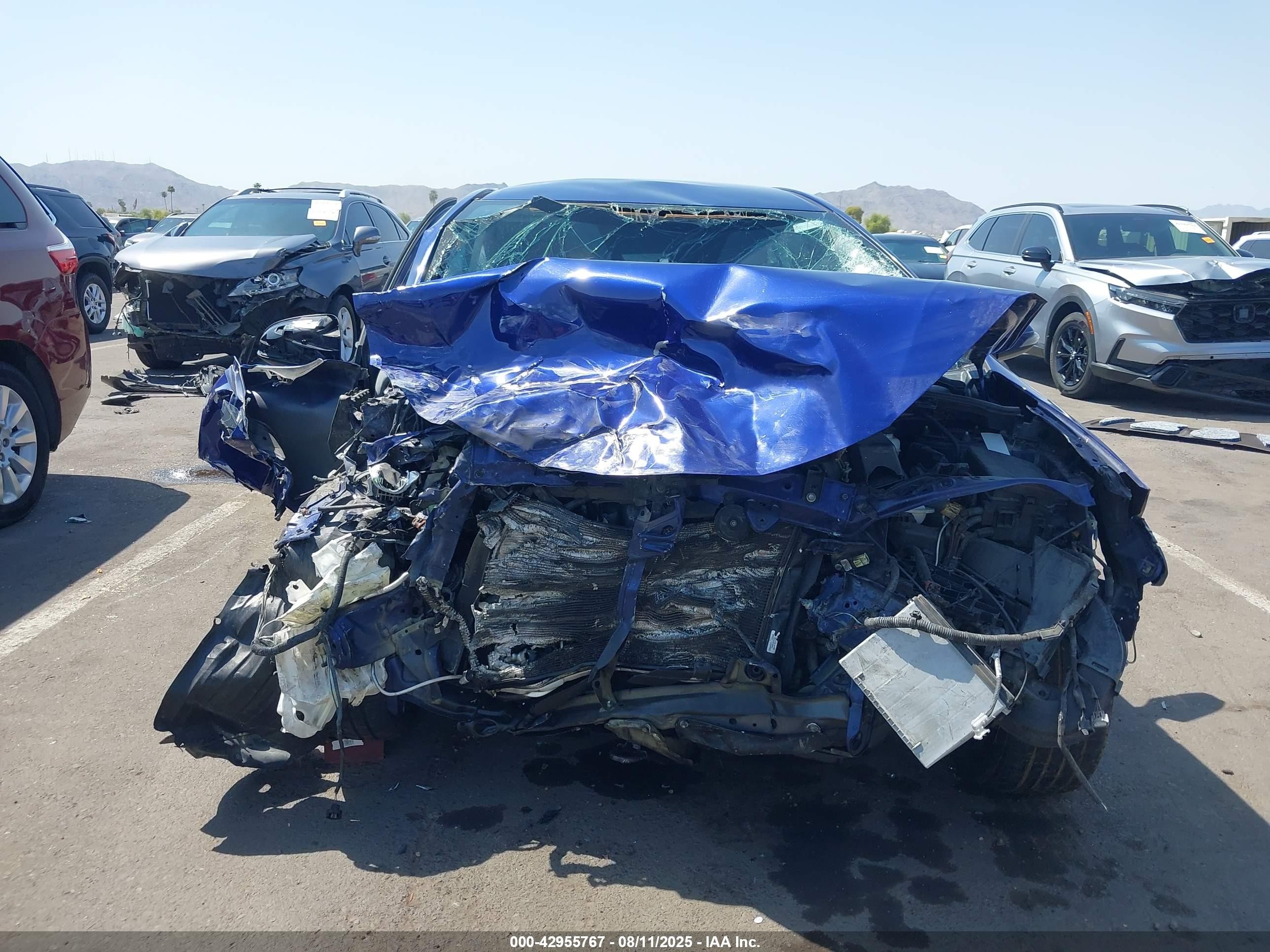 2014 Toyota Corolla S Plus Blue vin: 2T1BURHE1EC044572