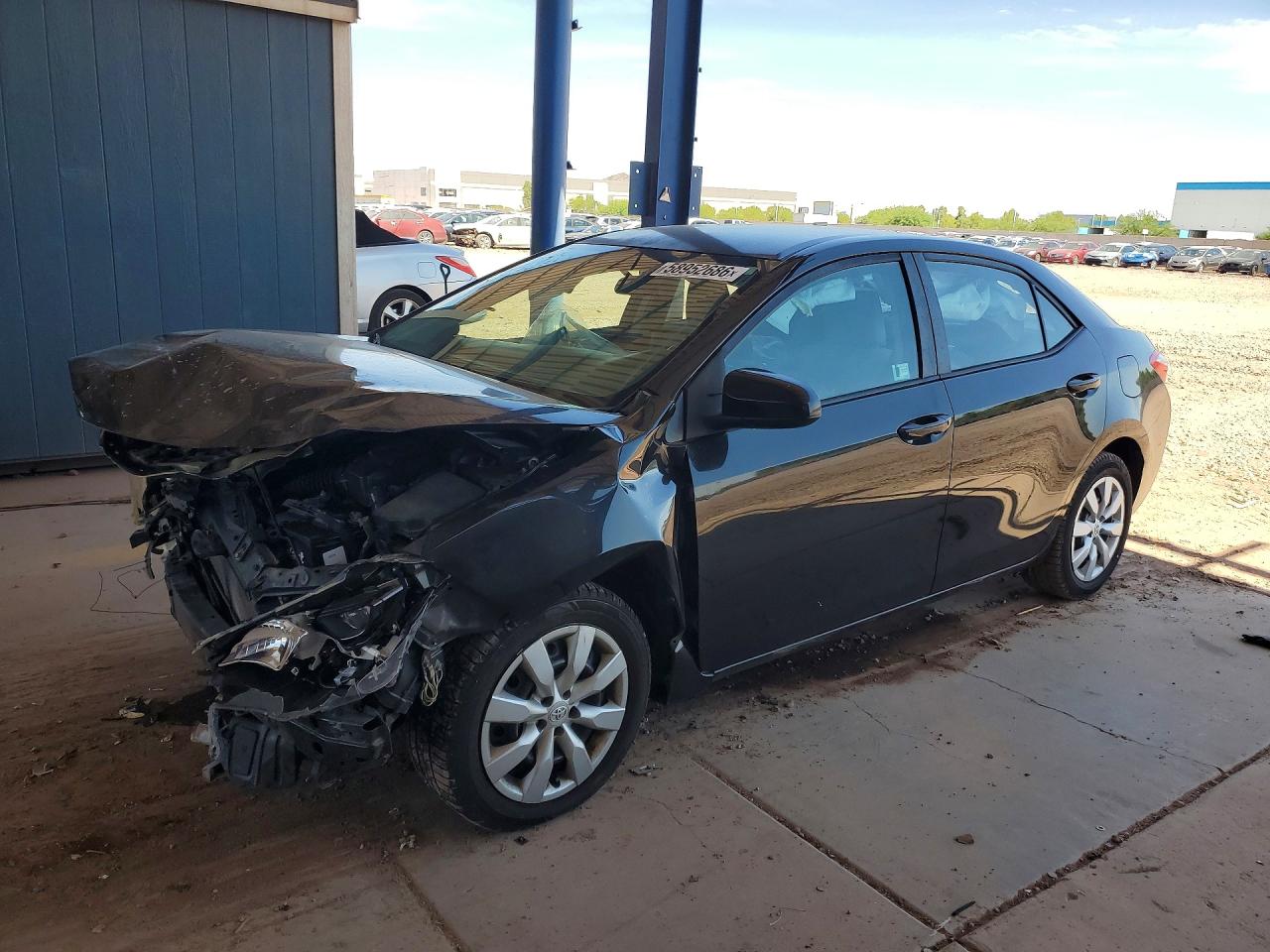2014 Toyota Corolla Gray vin: 2T1BURHE1EC051716