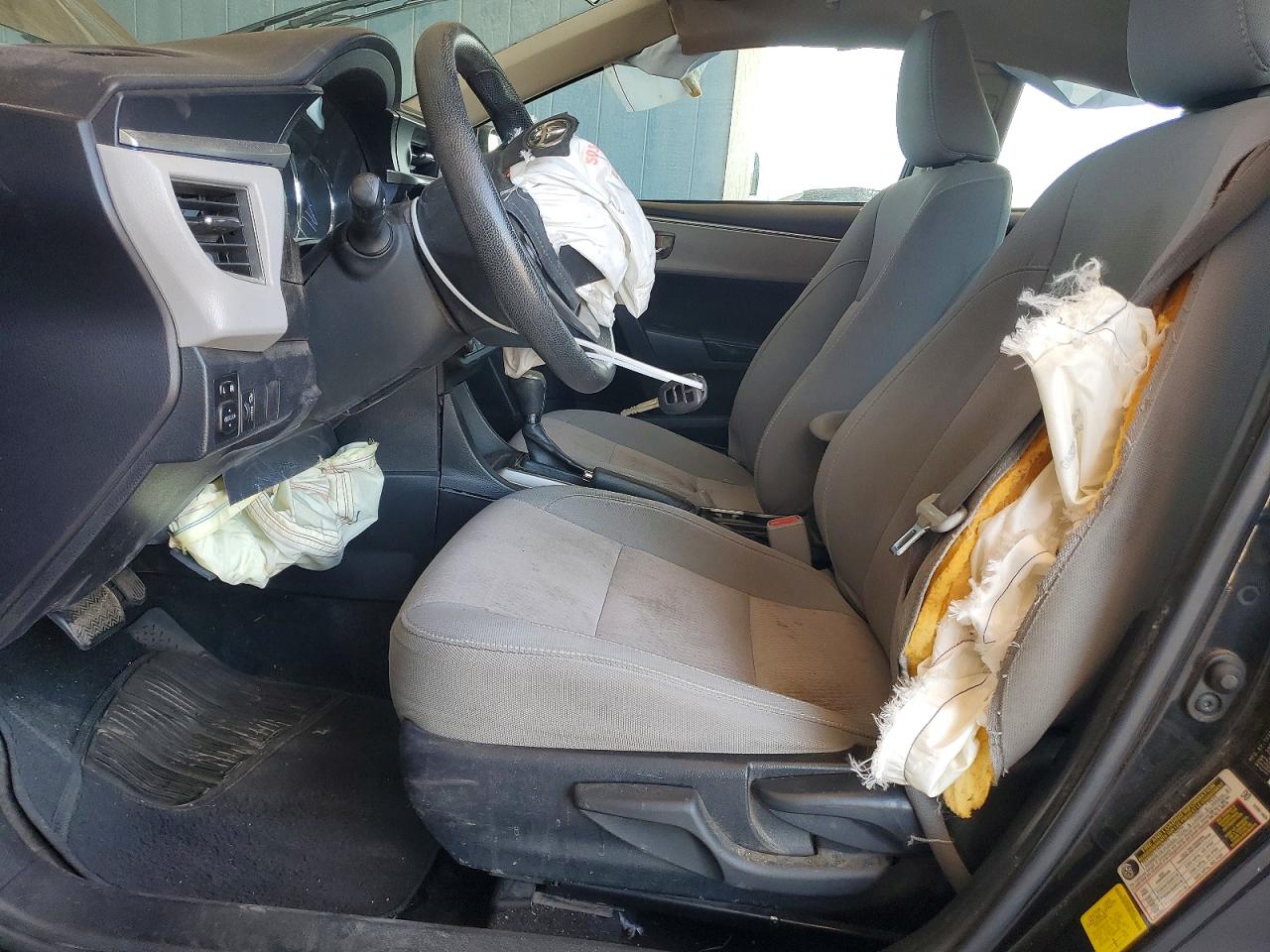 2014 Toyota Corolla Gray vin: 2T1BURHE1EC051716