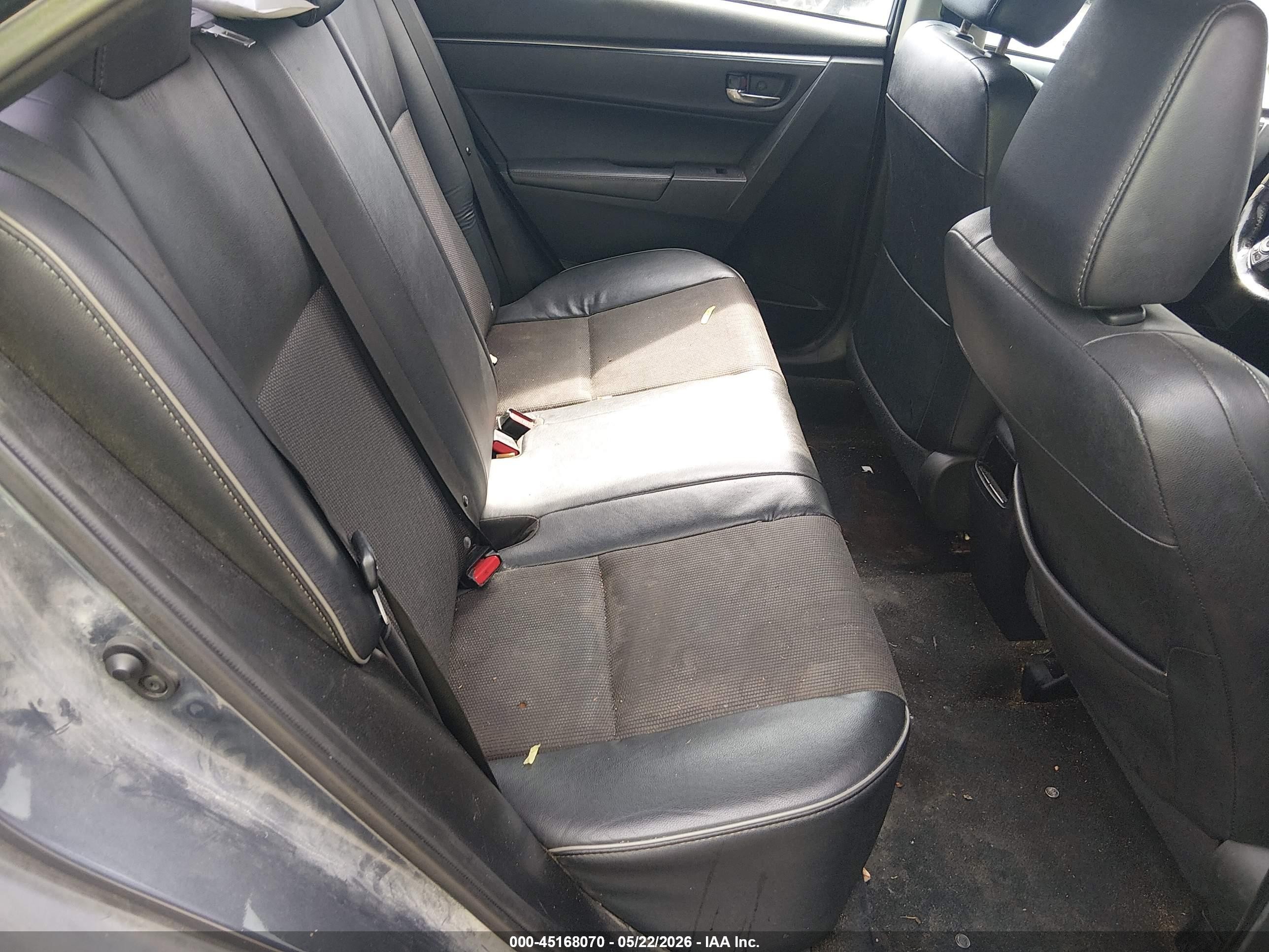 2014 Toyota Corolla S Plus Gray vin: 2T1BURHE1EC058651