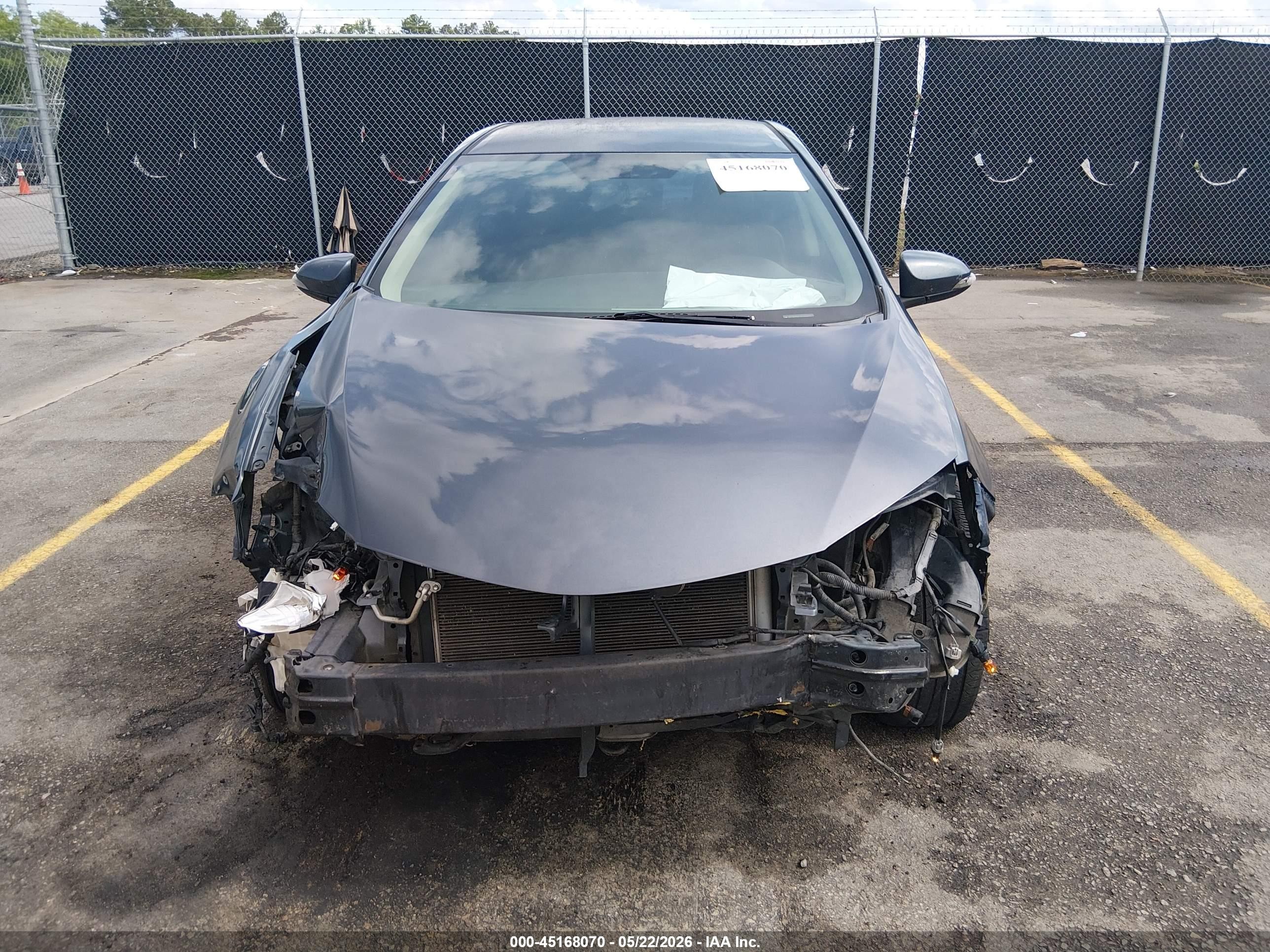 2014 Toyota Corolla S Plus Gray vin: 2T1BURHE1EC058651