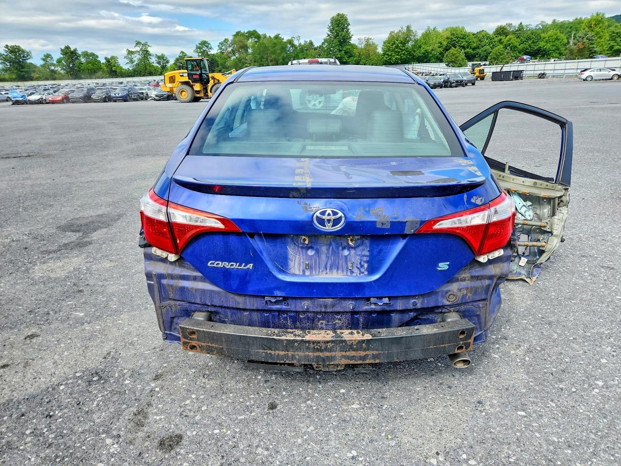 2014 Toyota Corolla S Plus Blue vin: 2T1BURHE1EC074185