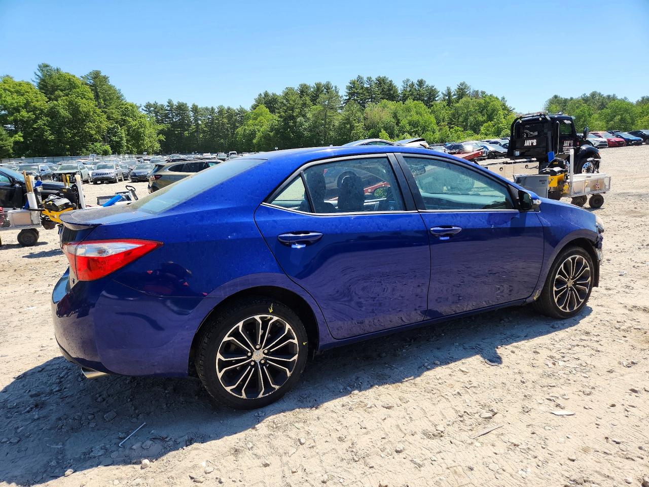 2014 Toyota Corolla S Plus Blue vin: 2T1BURHE1EC074655