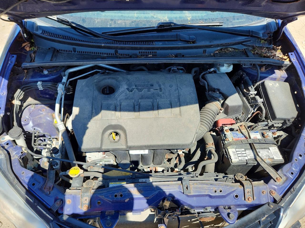 2014 Toyota Corolla S Plus Blue vin: 2T1BURHE1EC074655
