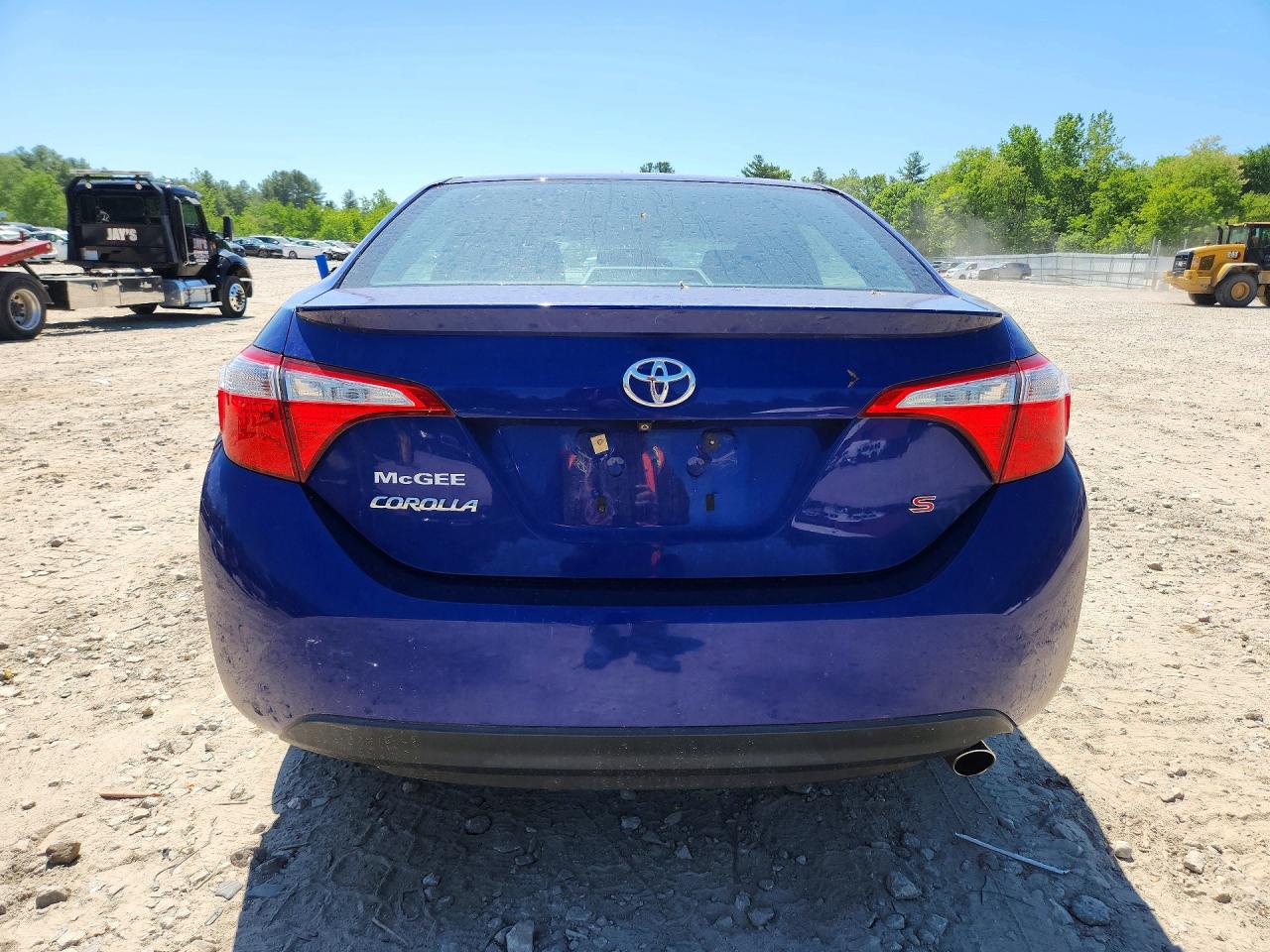 2014 Toyota Corolla S Plus Blue vin: 2T1BURHE1EC074655