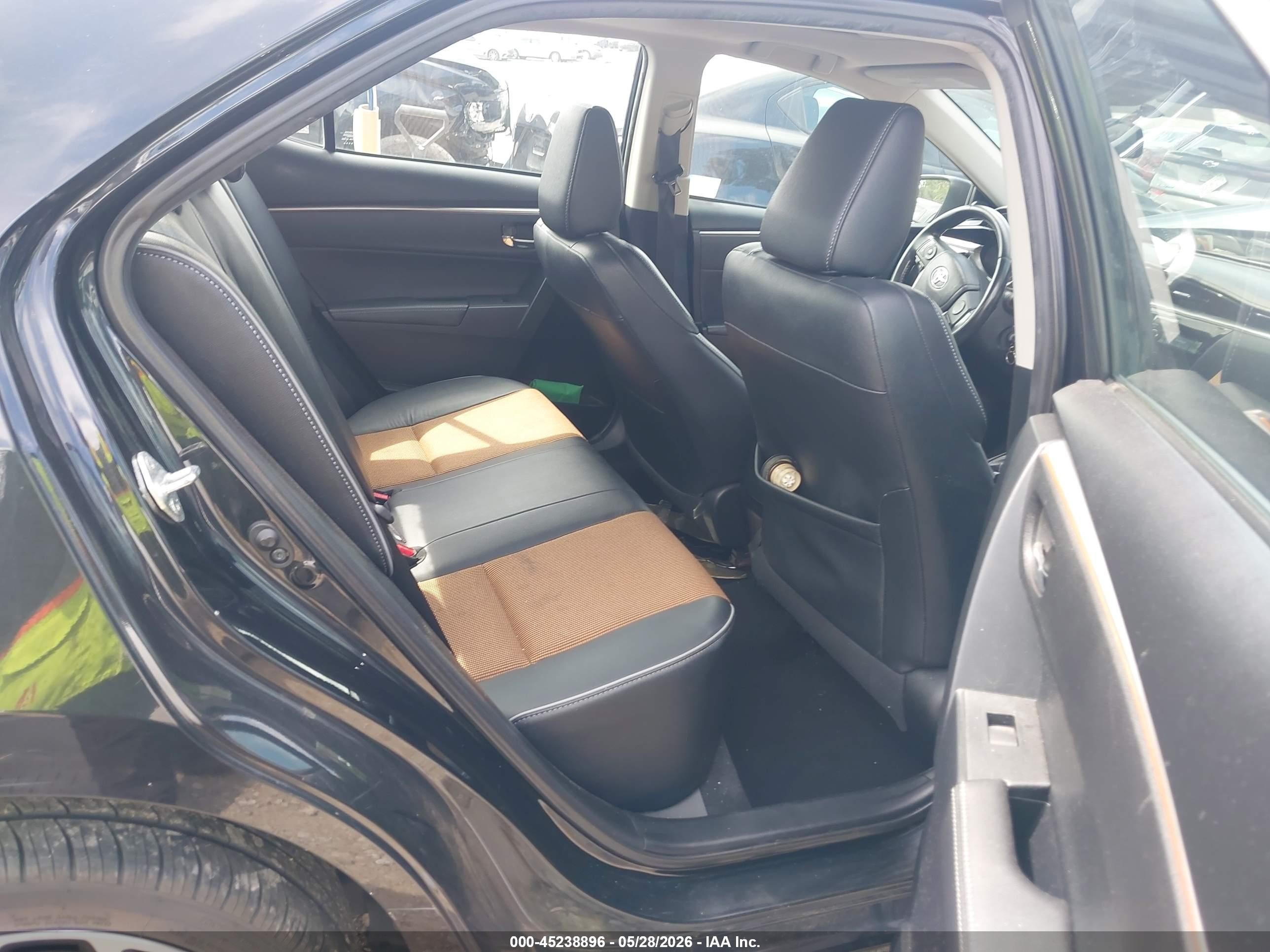 2014 Toyota Corolla S Plus Black vin: 2T1BURHE1EC076664
