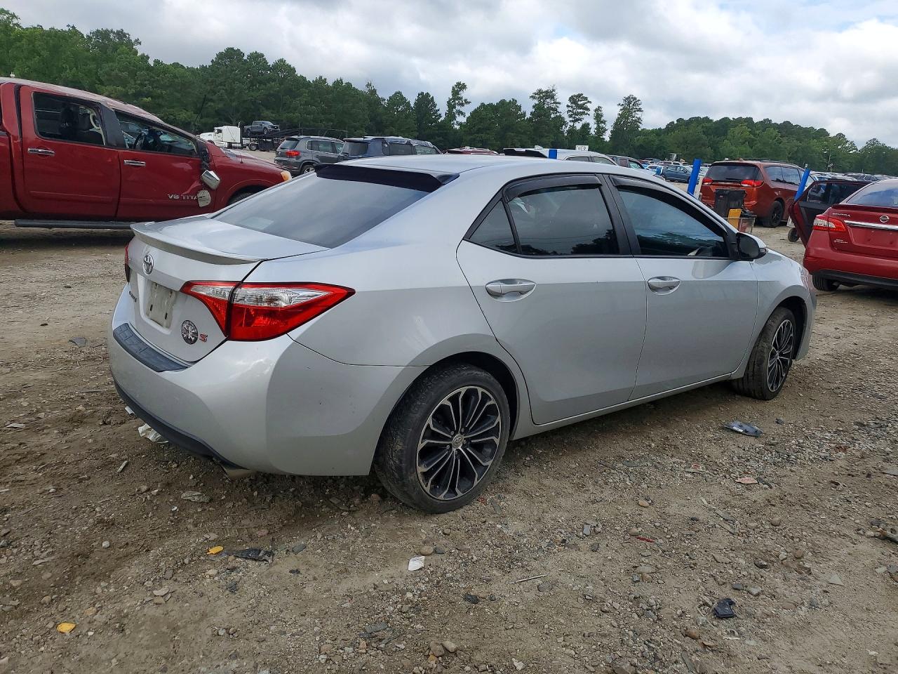 2014 Toyota Corolla S Plus Silver vin: 2T1BURHE1EC079936