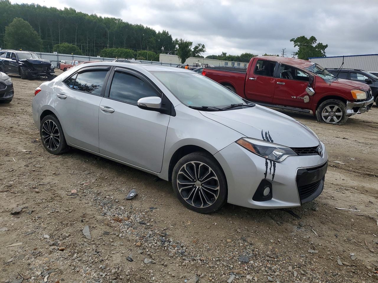 2014 Toyota Corolla S Plus Silver vin: 2T1BURHE1EC079936