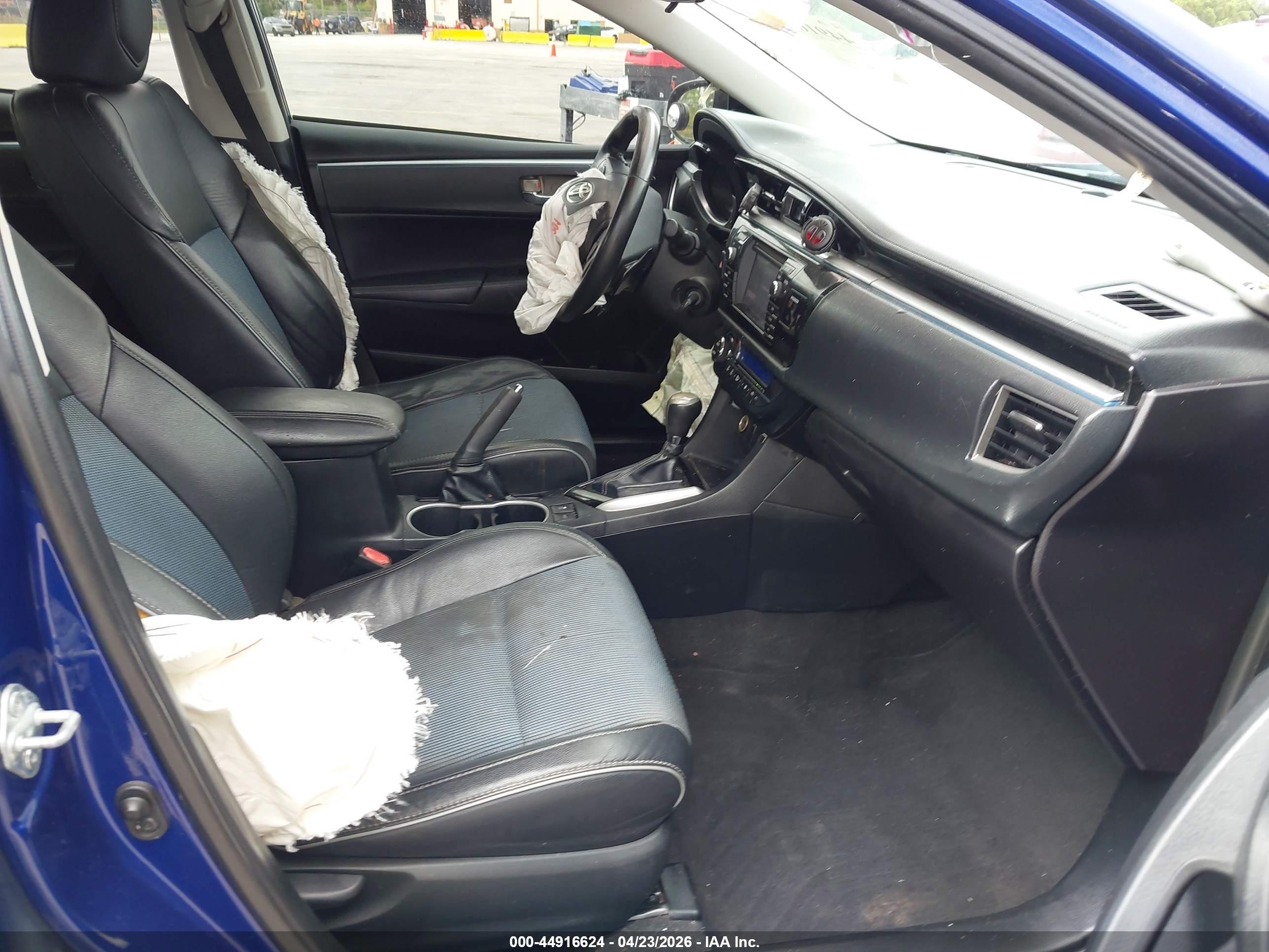 2014 Toyota Corolla S Plus Синий vin: 2T1BURHE1EC082075