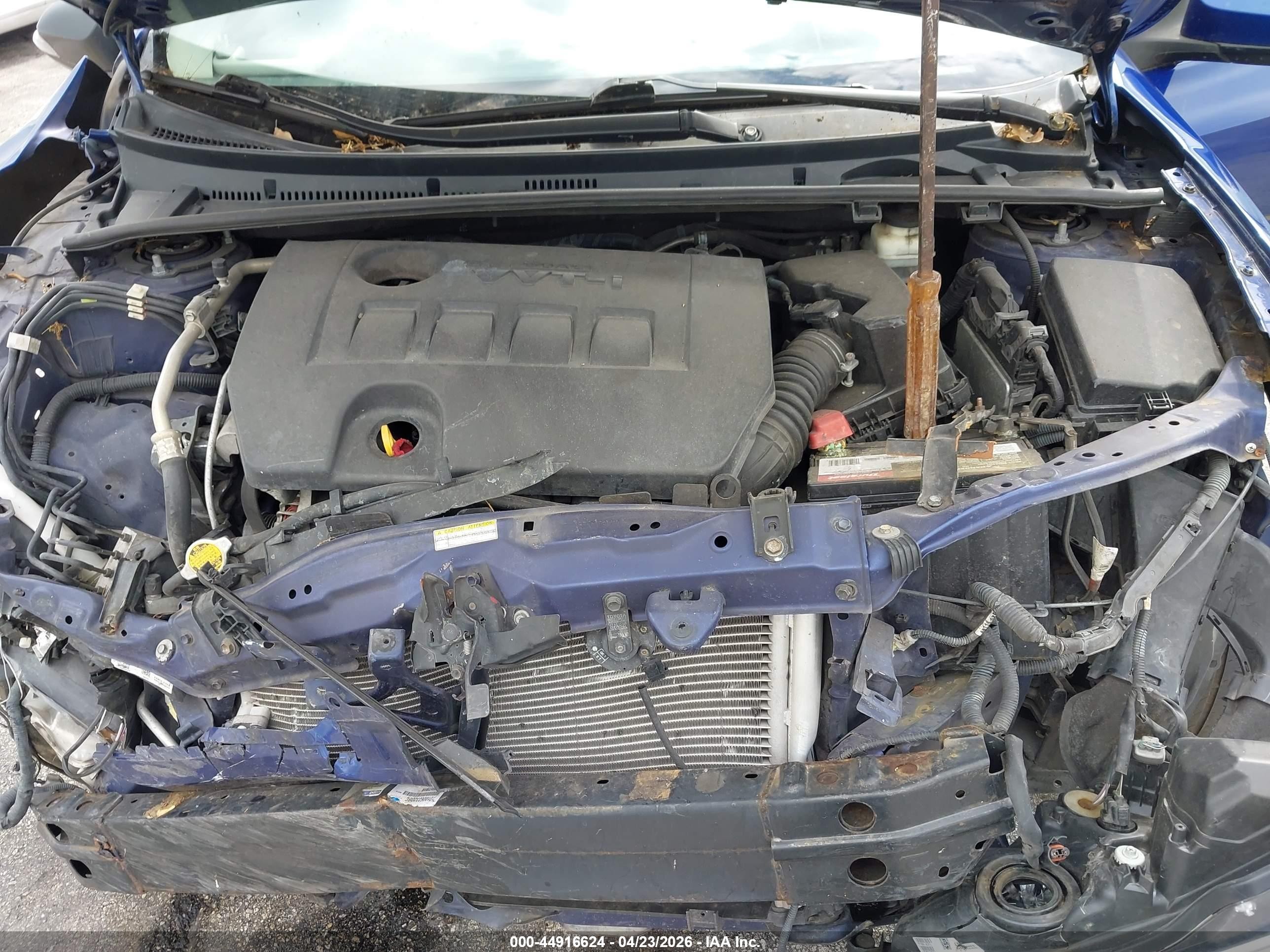 2014 Toyota Corolla S Plus Синий vin: 2T1BURHE1EC082075
