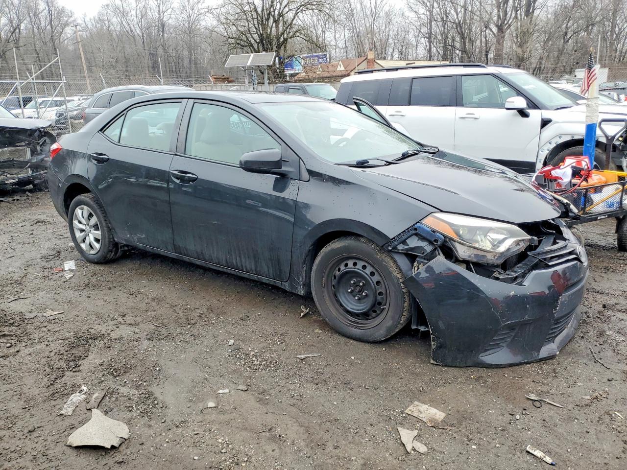 2014 Toyota Corolla Le Черный vin: 2T1BURHE1EC084151