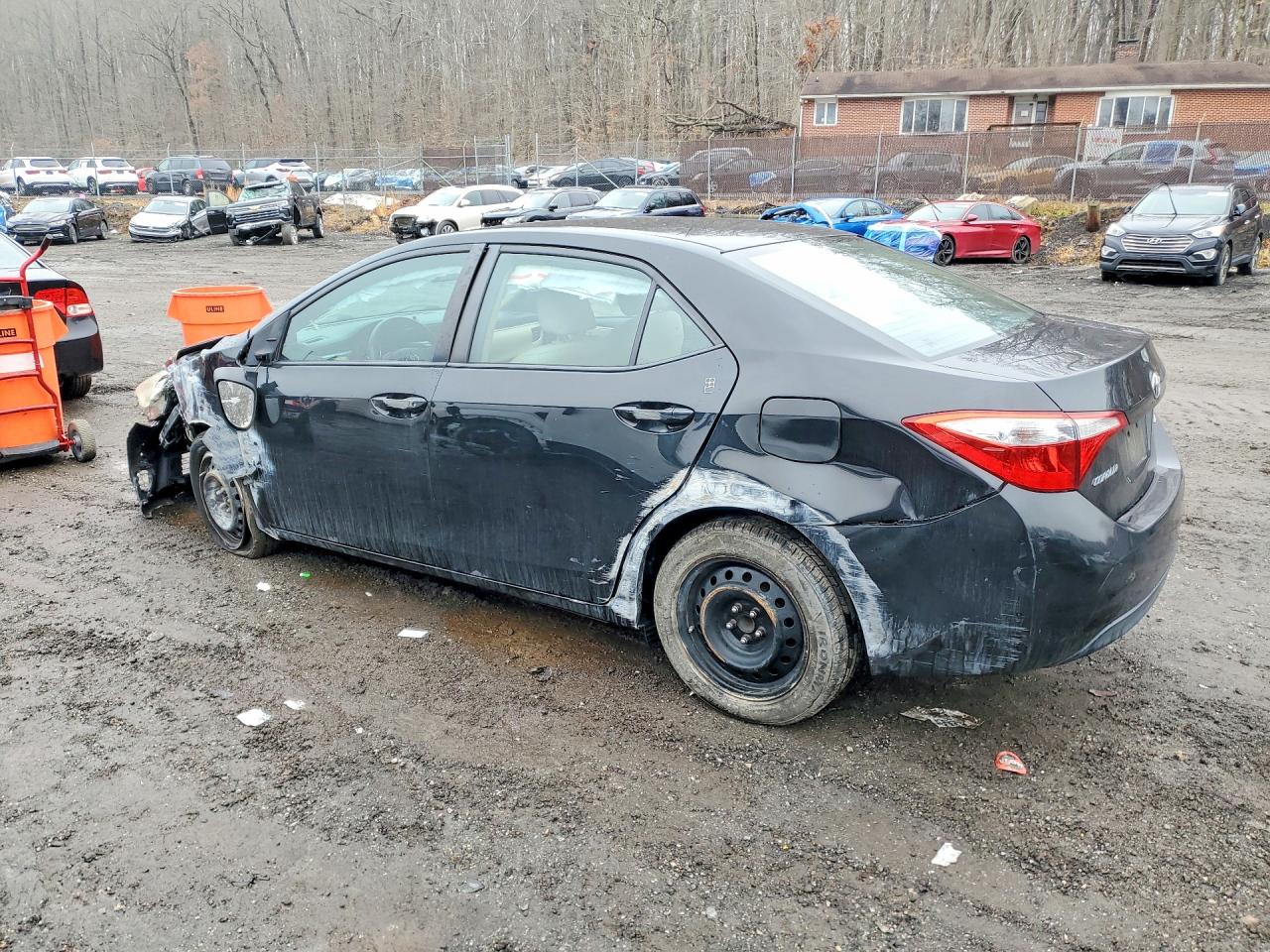 2014 Toyota Corolla Le Черный vin: 2T1BURHE1EC084151