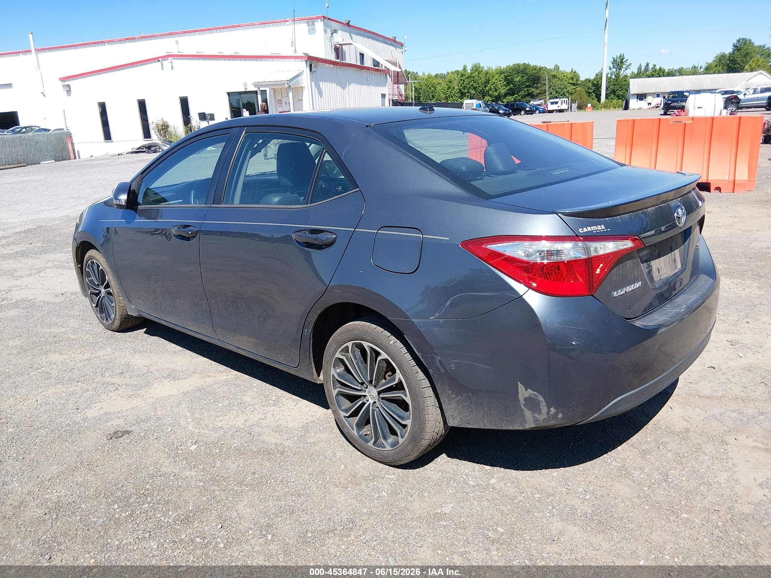 2014 Toyota Corolla S Premium Light Blue vin: 2T1BURHE1EC106150