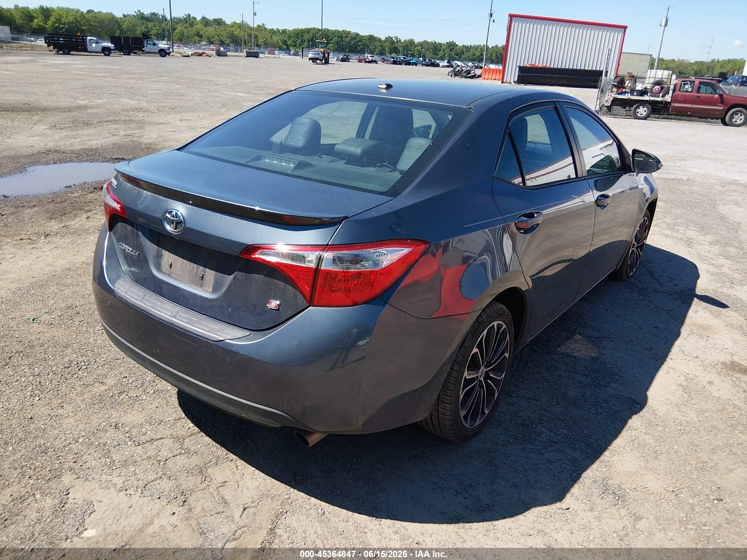 2014 Toyota Corolla S Premium Light Blue vin: 2T1BURHE1EC106150