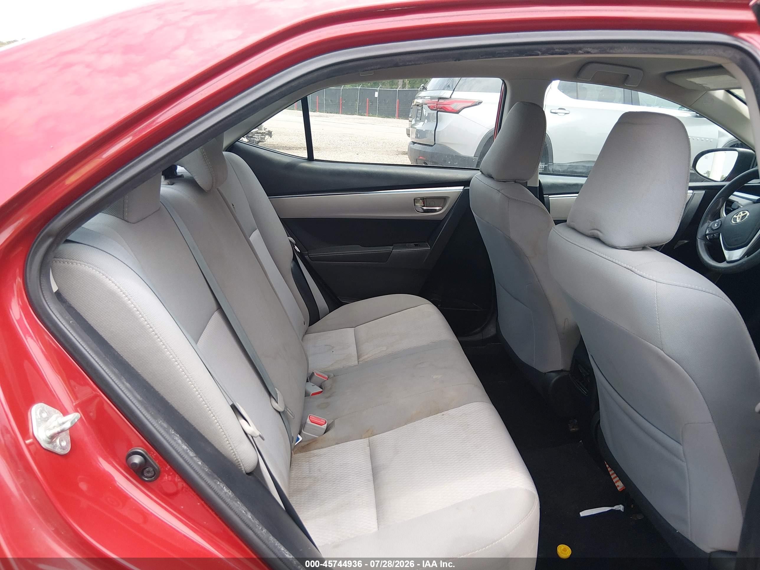 2014 Toyota Corolla Le Red vin: 2T1BURHE1EC116709