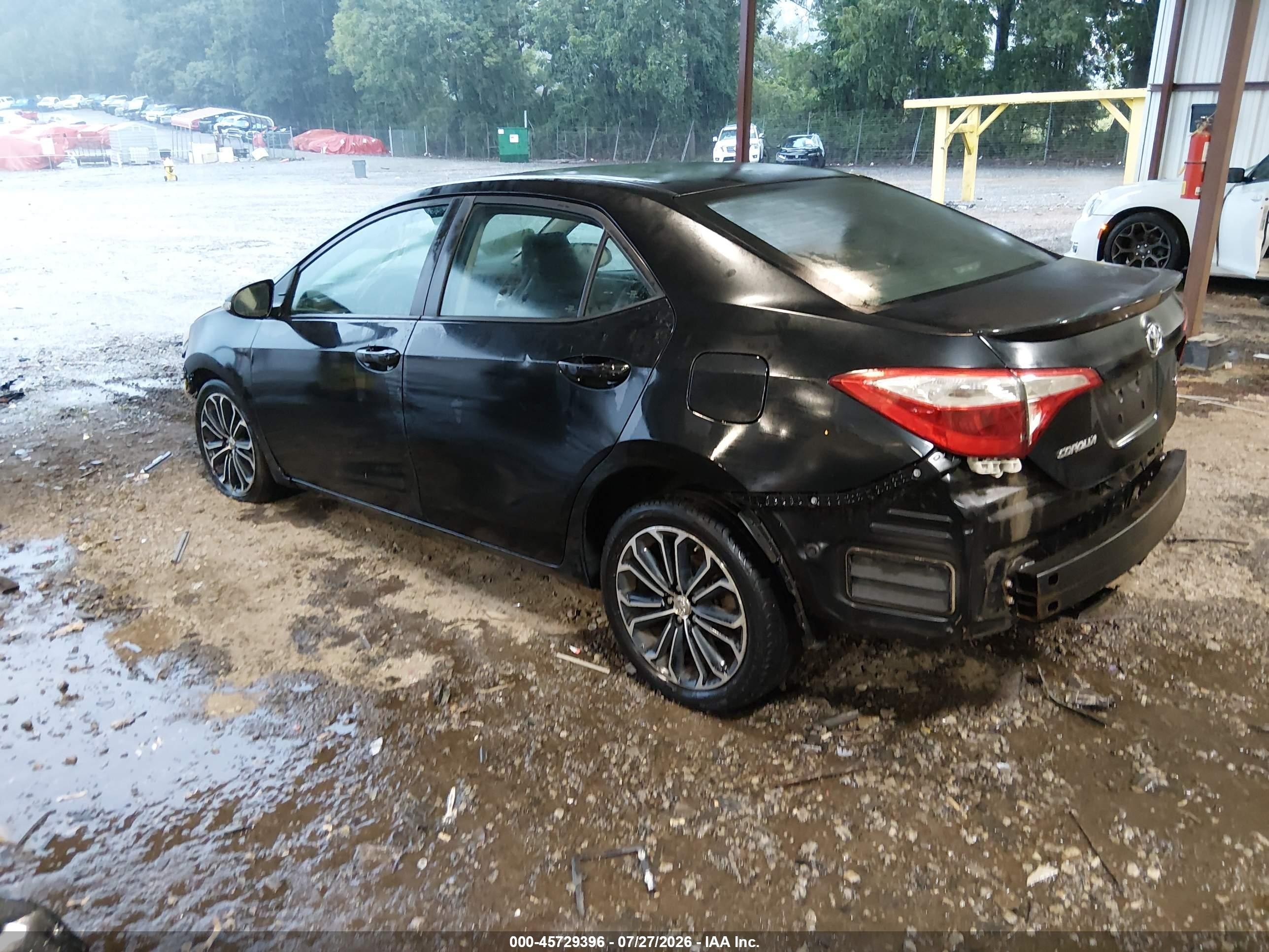 2014 Toyota Corolla S Plus Black vin: 2T1BURHE1EC117200