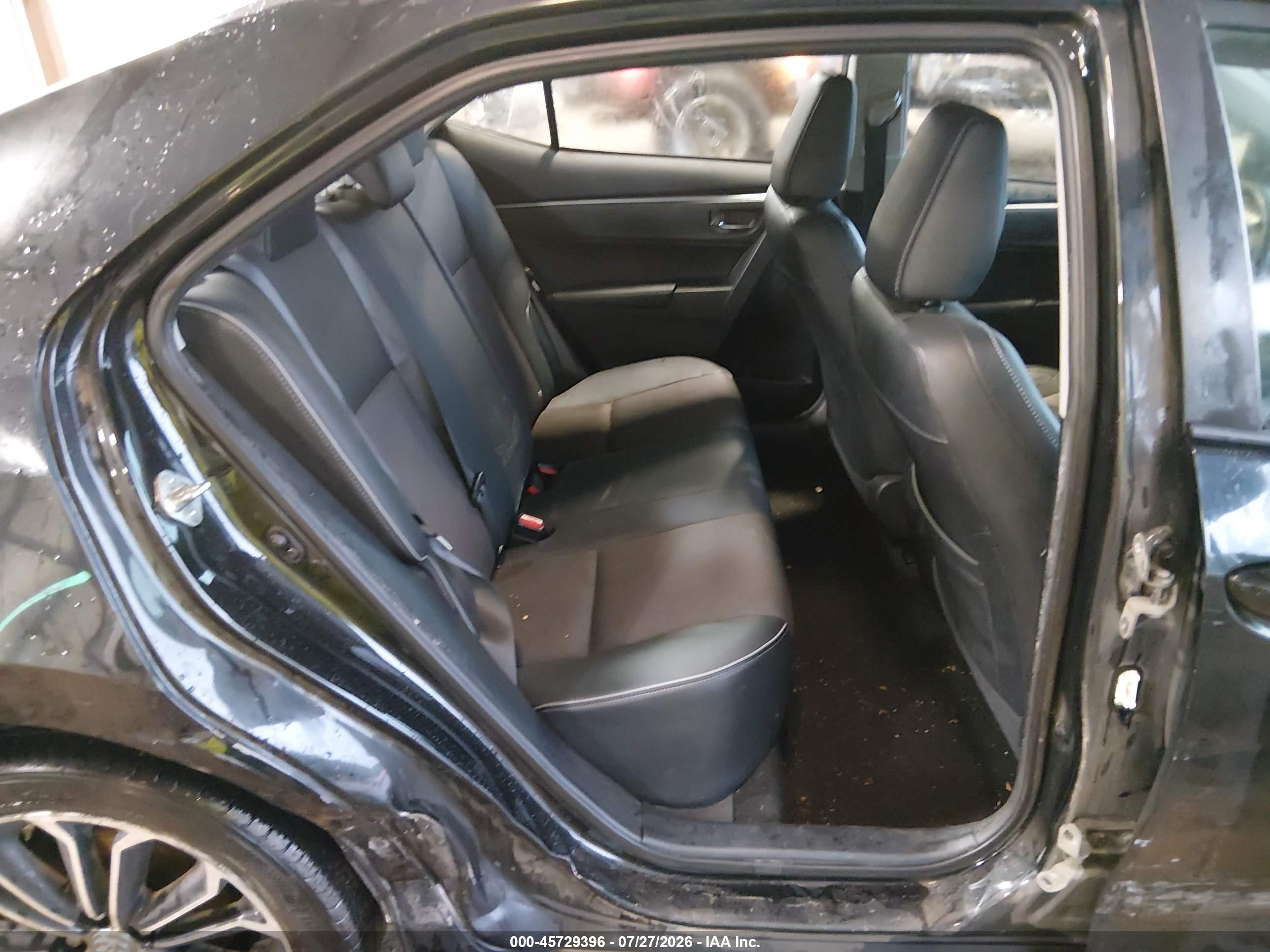 2014 Toyota Corolla S Plus Black vin: 2T1BURHE1EC117200