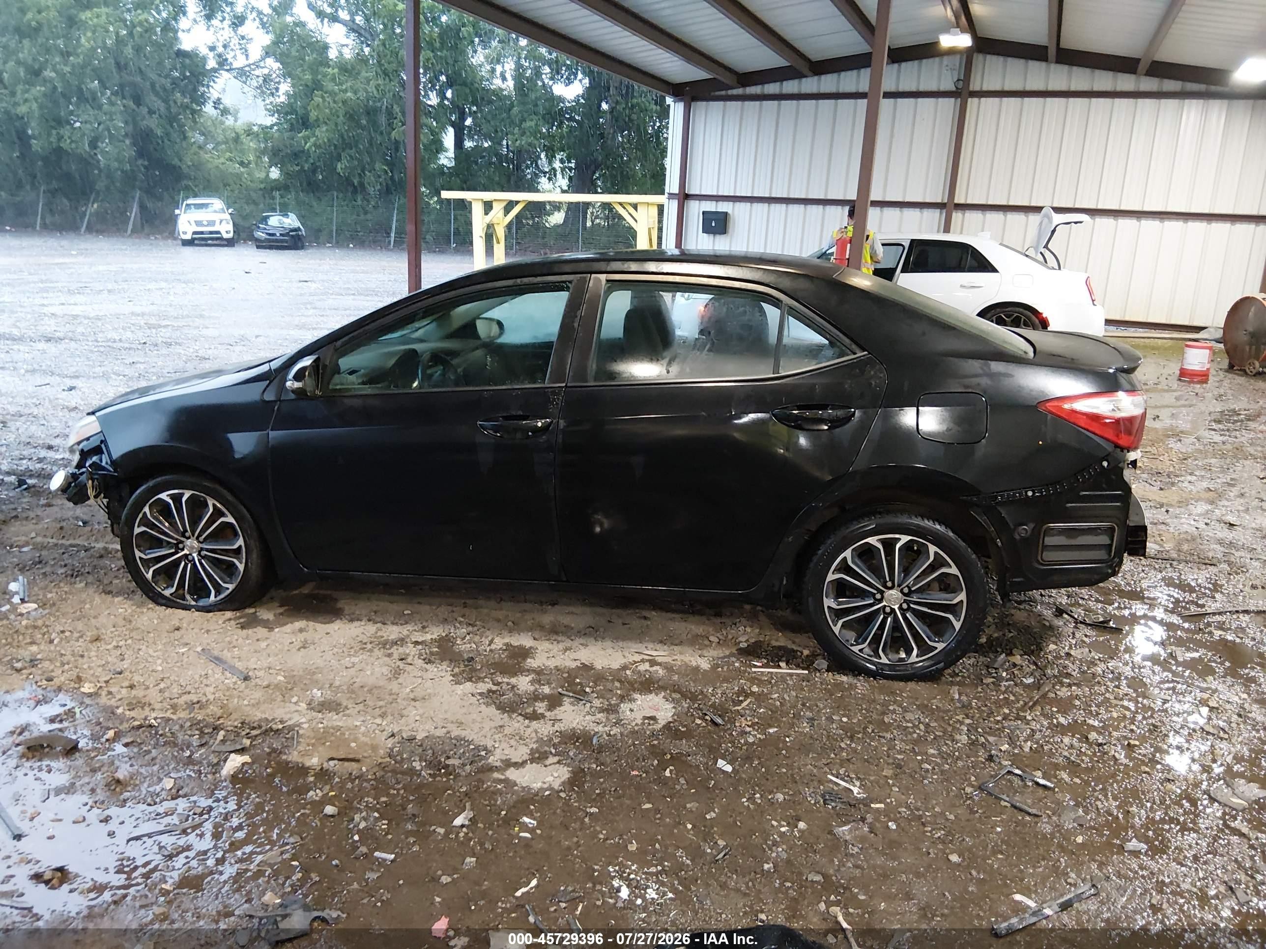 2014 Toyota Corolla S Plus Black vin: 2T1BURHE1EC117200