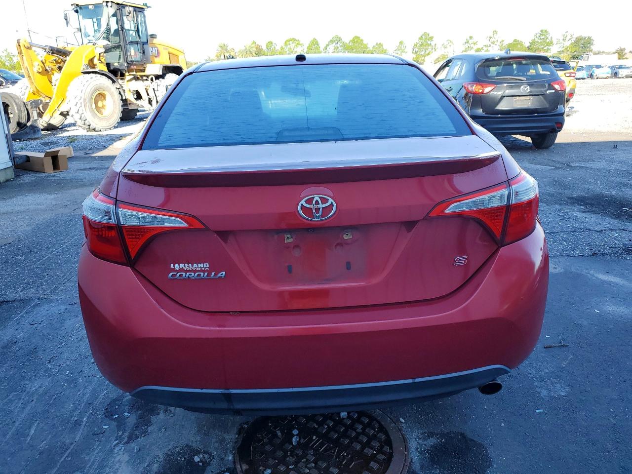 2014 Toyota Corolla S Plus Red vin: 2T1BURHE1EC127144