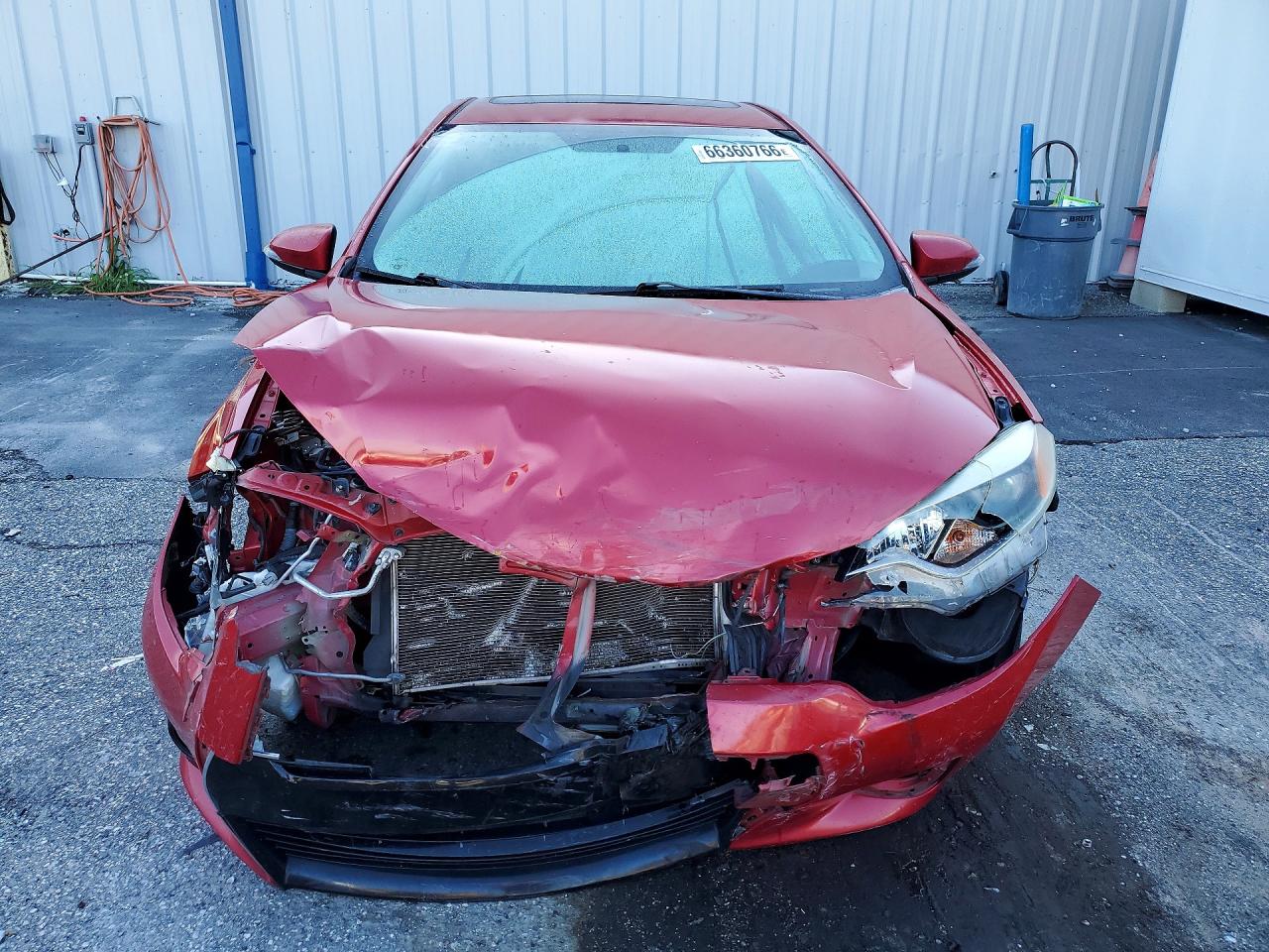 2014 Toyota Corolla S Plus Red vin: 2T1BURHE1EC127144