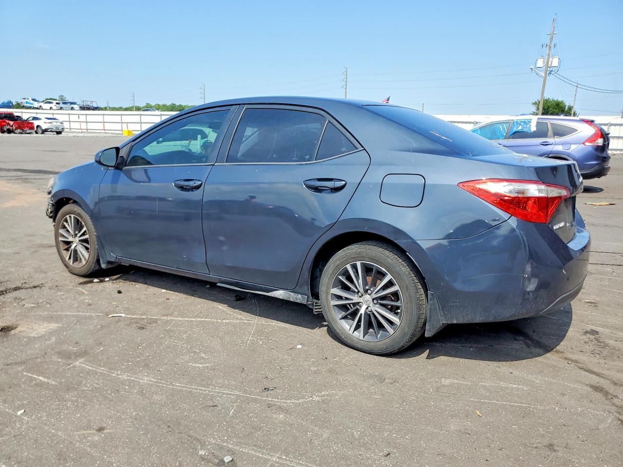 2014 Toyota Corolla Le Blue vin: 2T1BURHE1EC138578