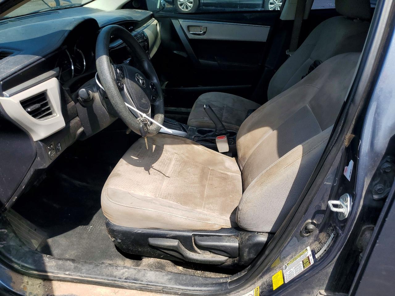 2014 Toyota Corolla Le Blue vin: 2T1BURHE1EC138578