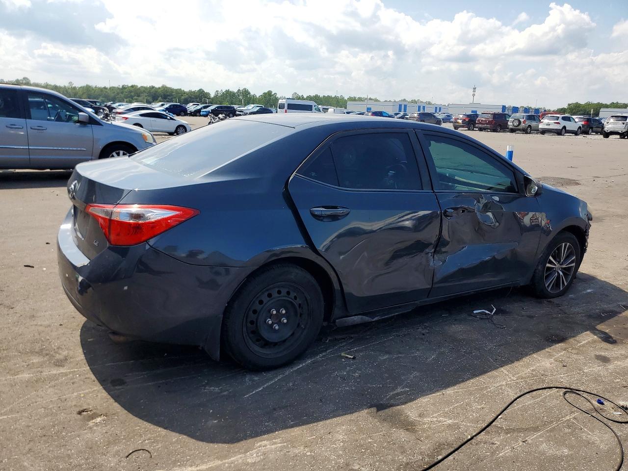 2014 Toyota Corolla Le Blue vin: 2T1BURHE1EC138578