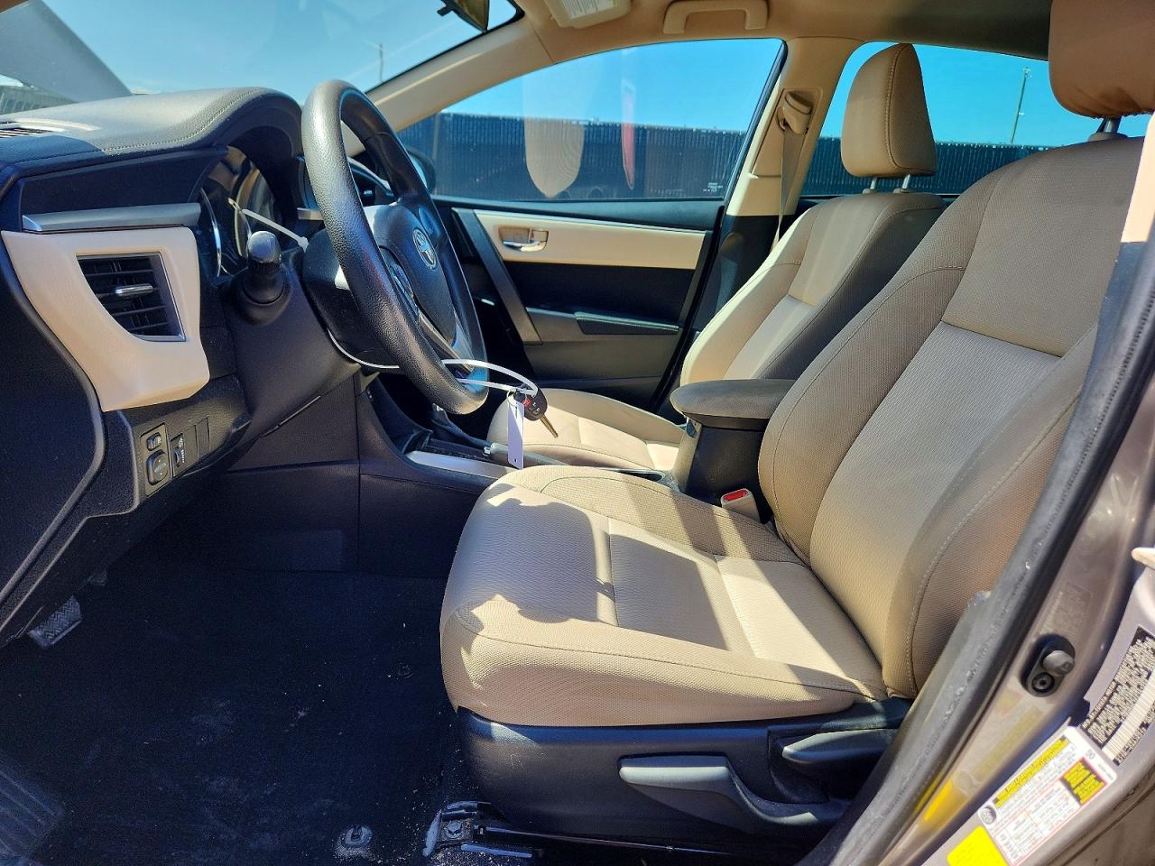 2014 Toyota Corolla Le Gray vin: 2T1BURHE1EC141254
