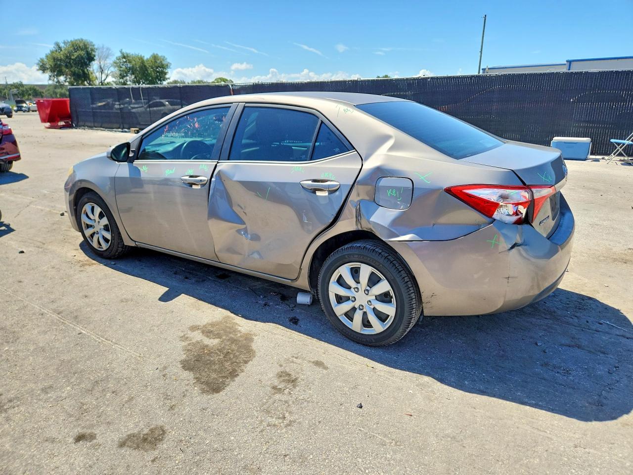 2014 Toyota Corolla Le Gray vin: 2T1BURHE1EC141254