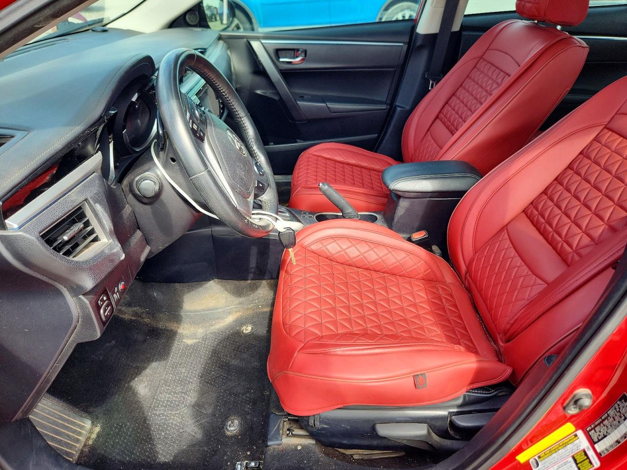 2014 Toyota Corolla S Red vin: 2T1BURHE1EC143988
