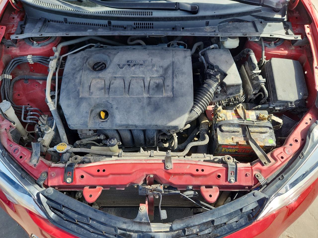 2014 Toyota Corolla S Red vin: 2T1BURHE1EC143988