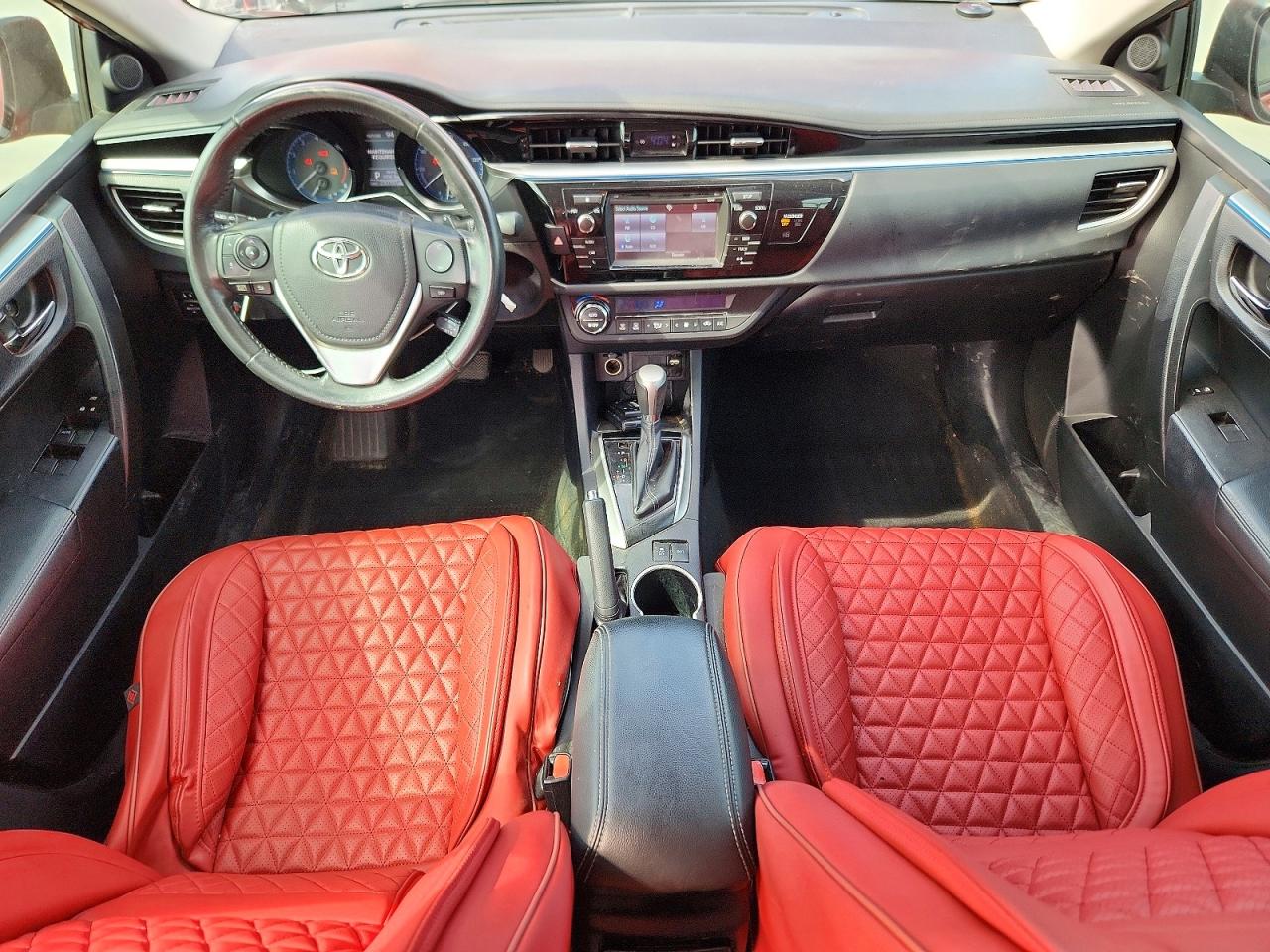 2014 Toyota Corolla S Red vin: 2T1BURHE1EC143988