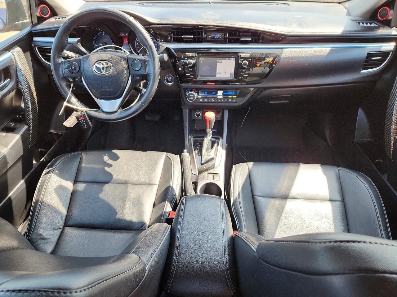 2014 Toyota Corolla L Red vin: 2T1BURHE1EC145255
