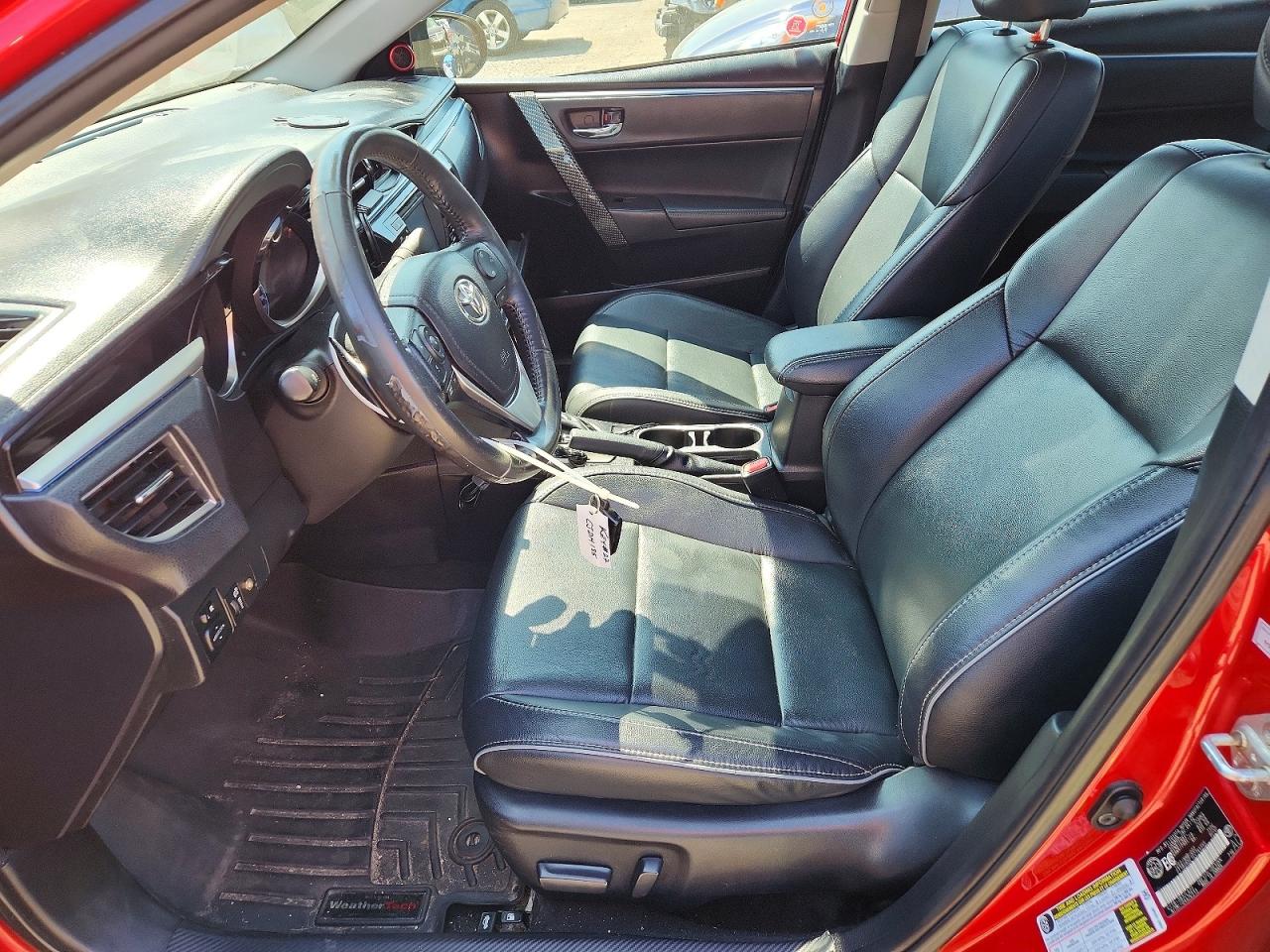 2014 Toyota Corolla L Red vin: 2T1BURHE1EC145255