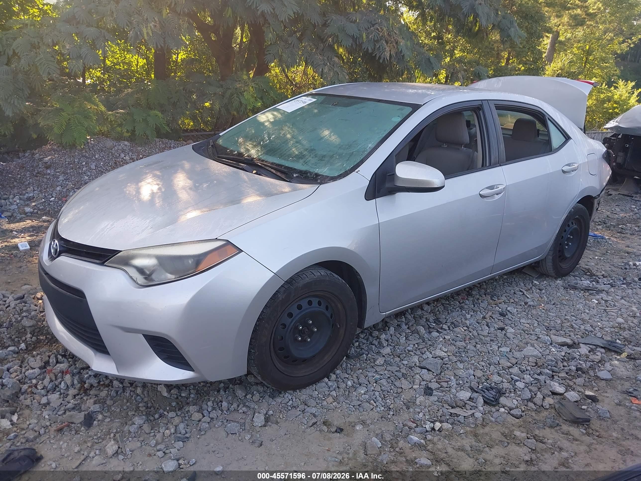 2014 Toyota Corolla Le Silver vin: 2T1BURHE1EC150729