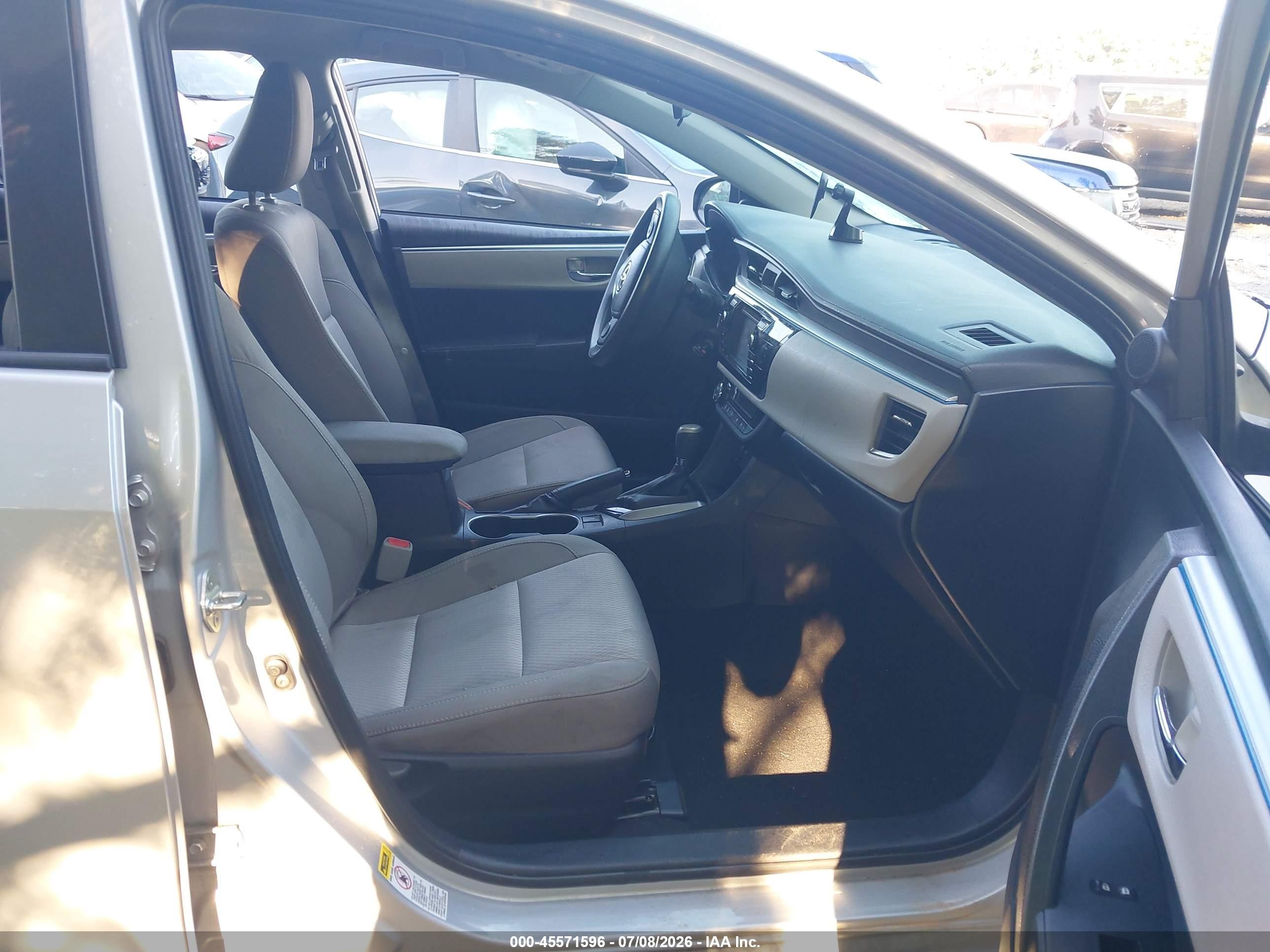 2014 Toyota Corolla Le Silver vin: 2T1BURHE1EC150729