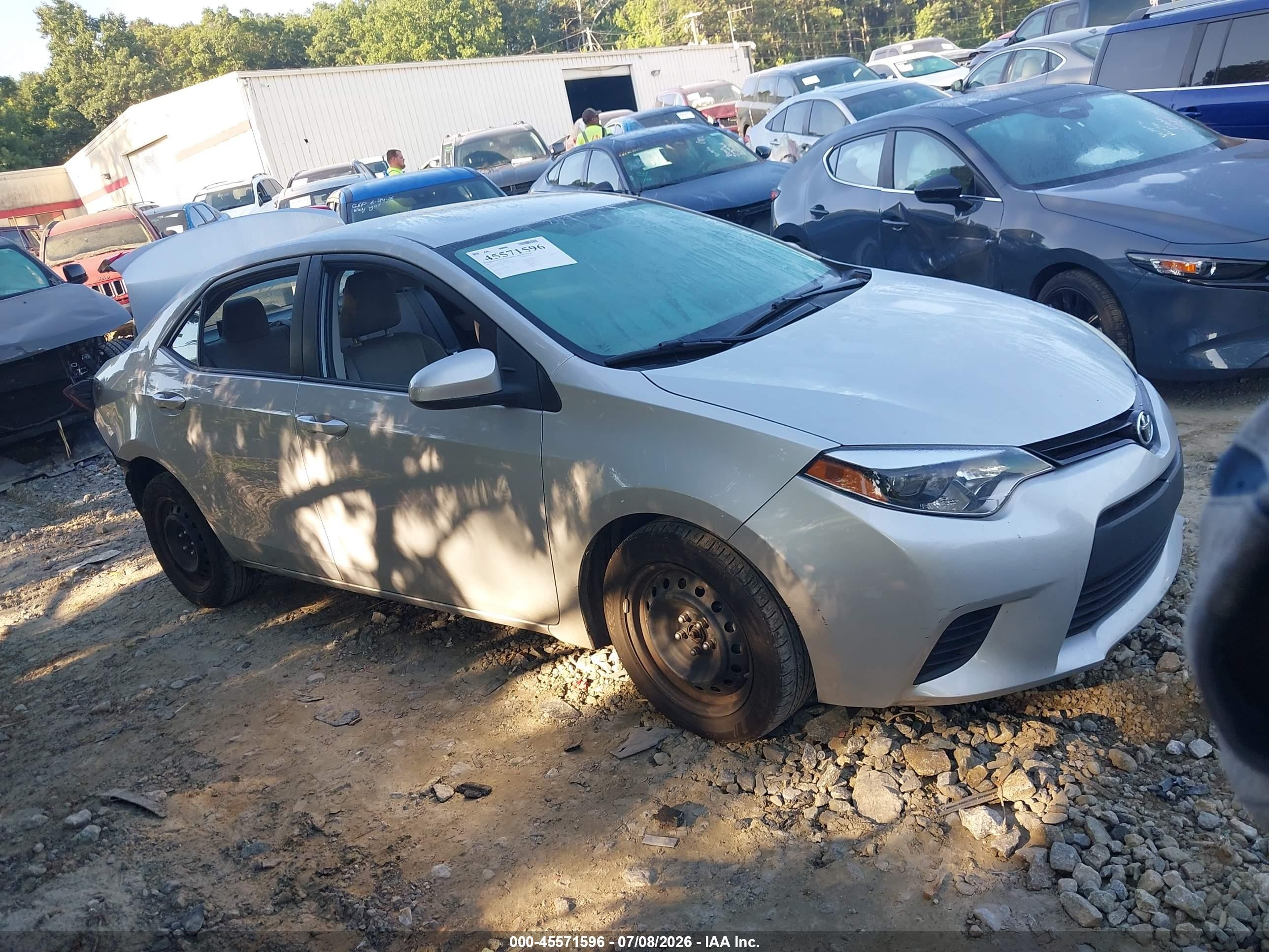 2014 Toyota Corolla Le Silver vin: 2T1BURHE1EC150729
