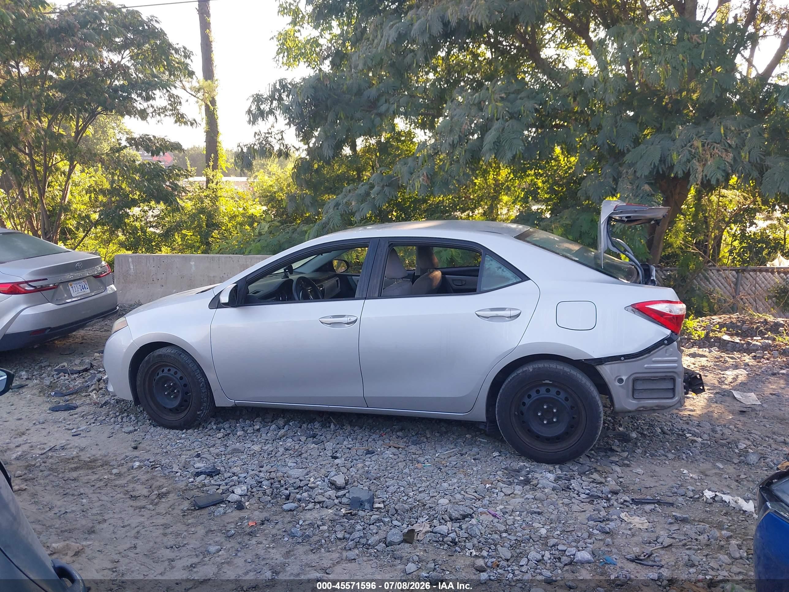 2014 Toyota Corolla Le Silver vin: 2T1BURHE1EC150729