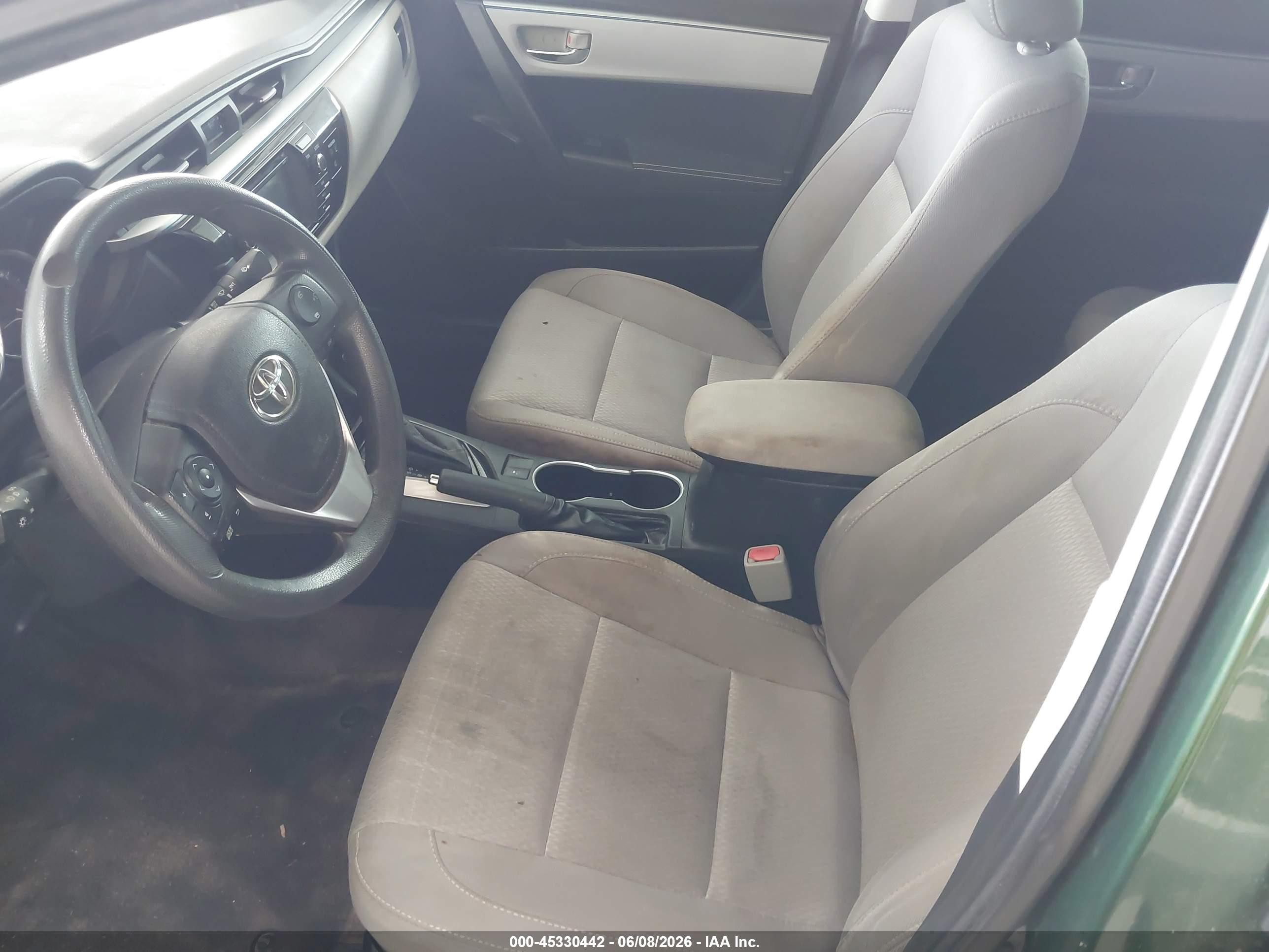2014 Toyota Corolla Le Green vin: 2T1BURHE1EC152934