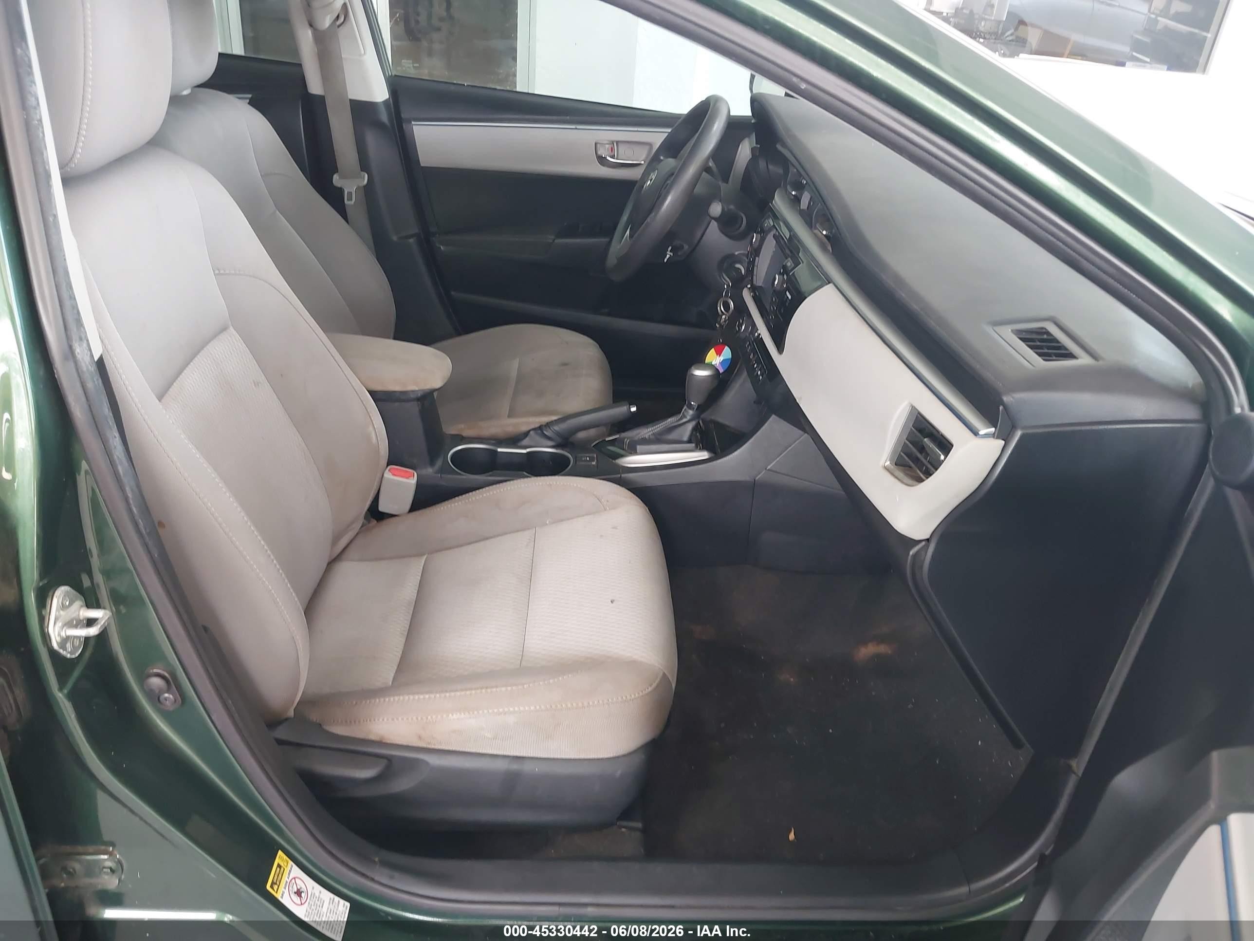 2014 Toyota Corolla Le Green vin: 2T1BURHE1EC152934