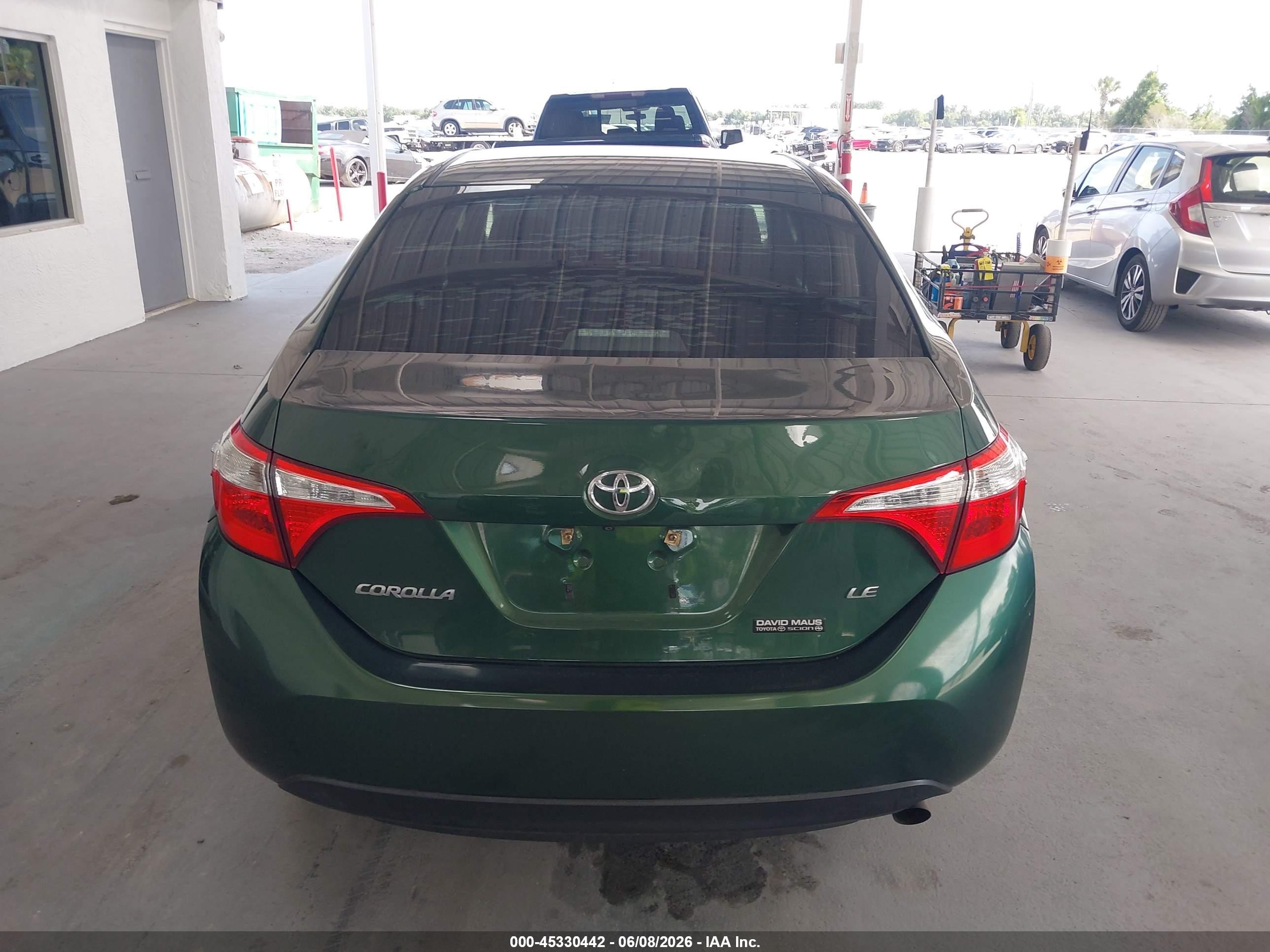 2014 Toyota Corolla Le Green vin: 2T1BURHE1EC152934