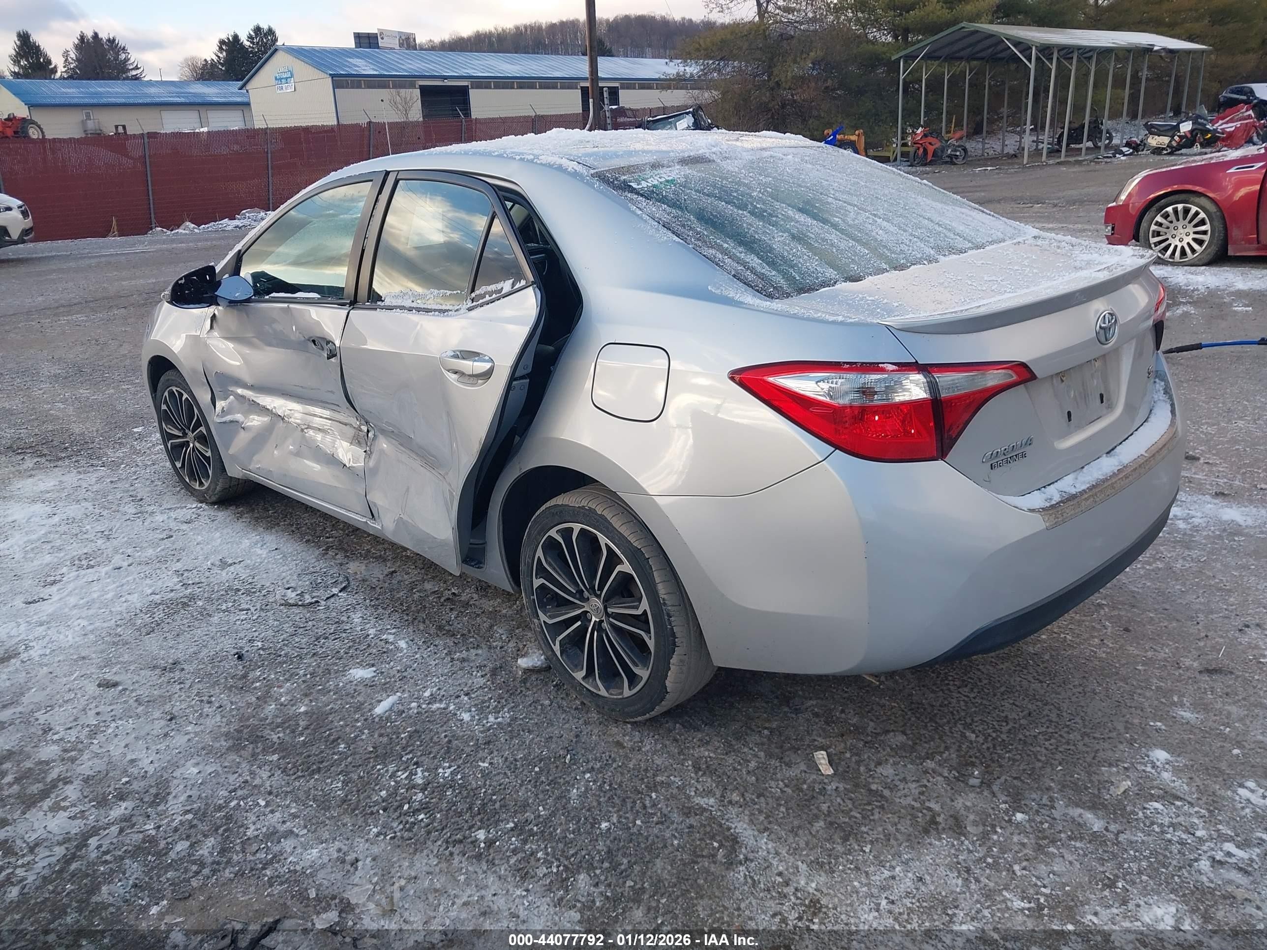 2014 Toyota Corolla S Plus Серебряный vin: 2T1BURHE1EC158328