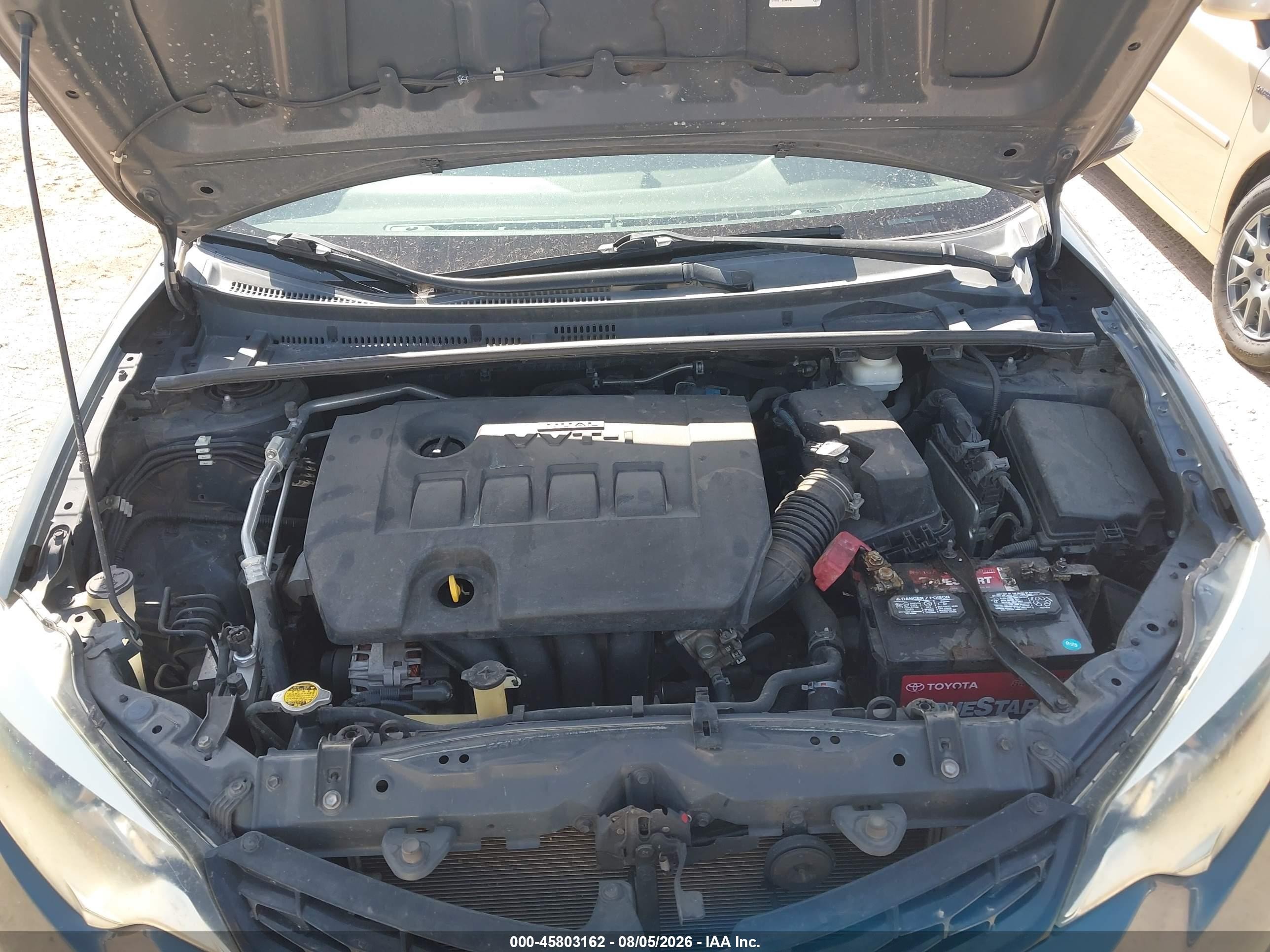 2014 Toyota Corolla S Plus Blue vin: 2T1BURHE1EC165831