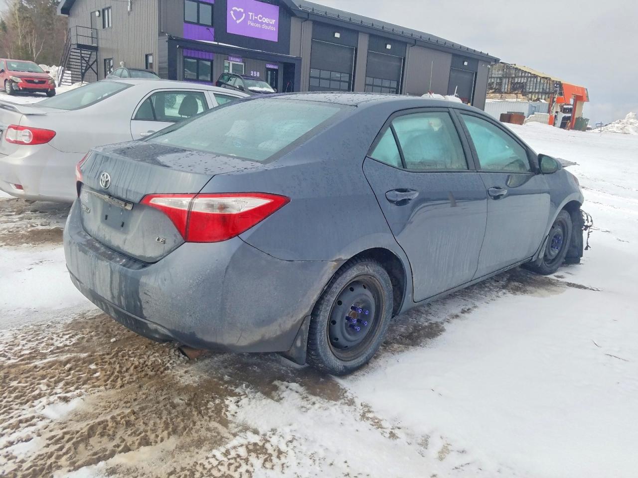 2014 Toyota Corolla L Blue vin: 2T1BURHE1EC171807