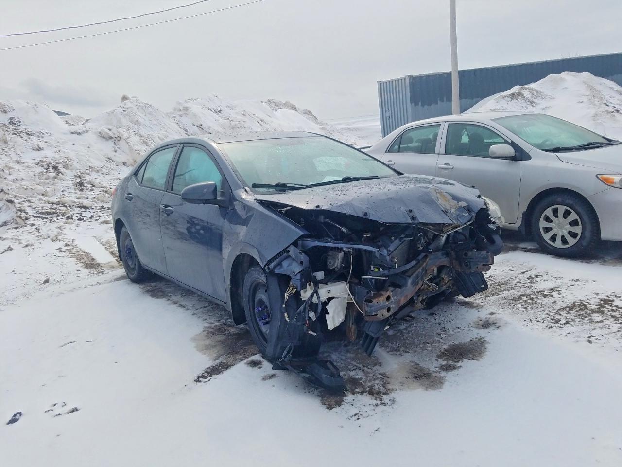2014 Toyota Corolla L Blue vin: 2T1BURHE1EC171807