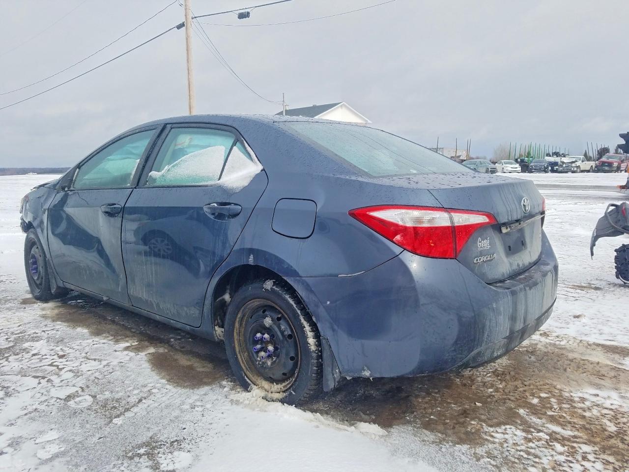 2014 Toyota Corolla L Blue vin: 2T1BURHE1EC171807