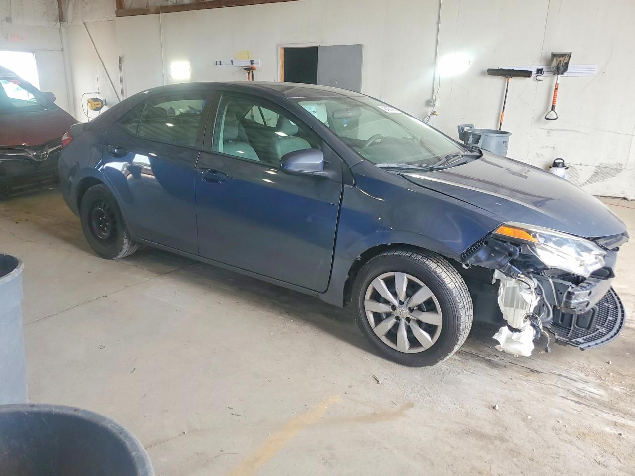 2014 Toyota Corolla Le Gray vin: 2T1BURHE1EC179096